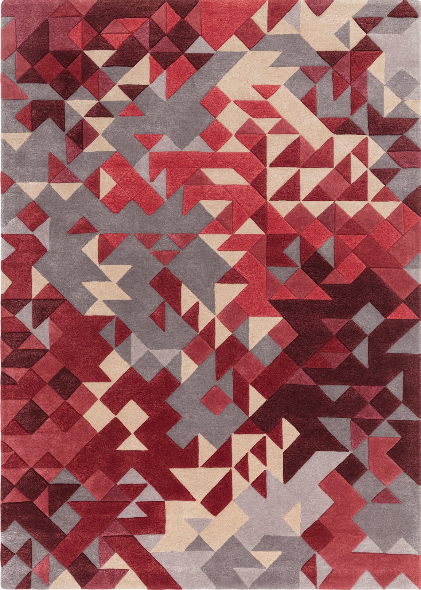 Enigma Red Multi Rug