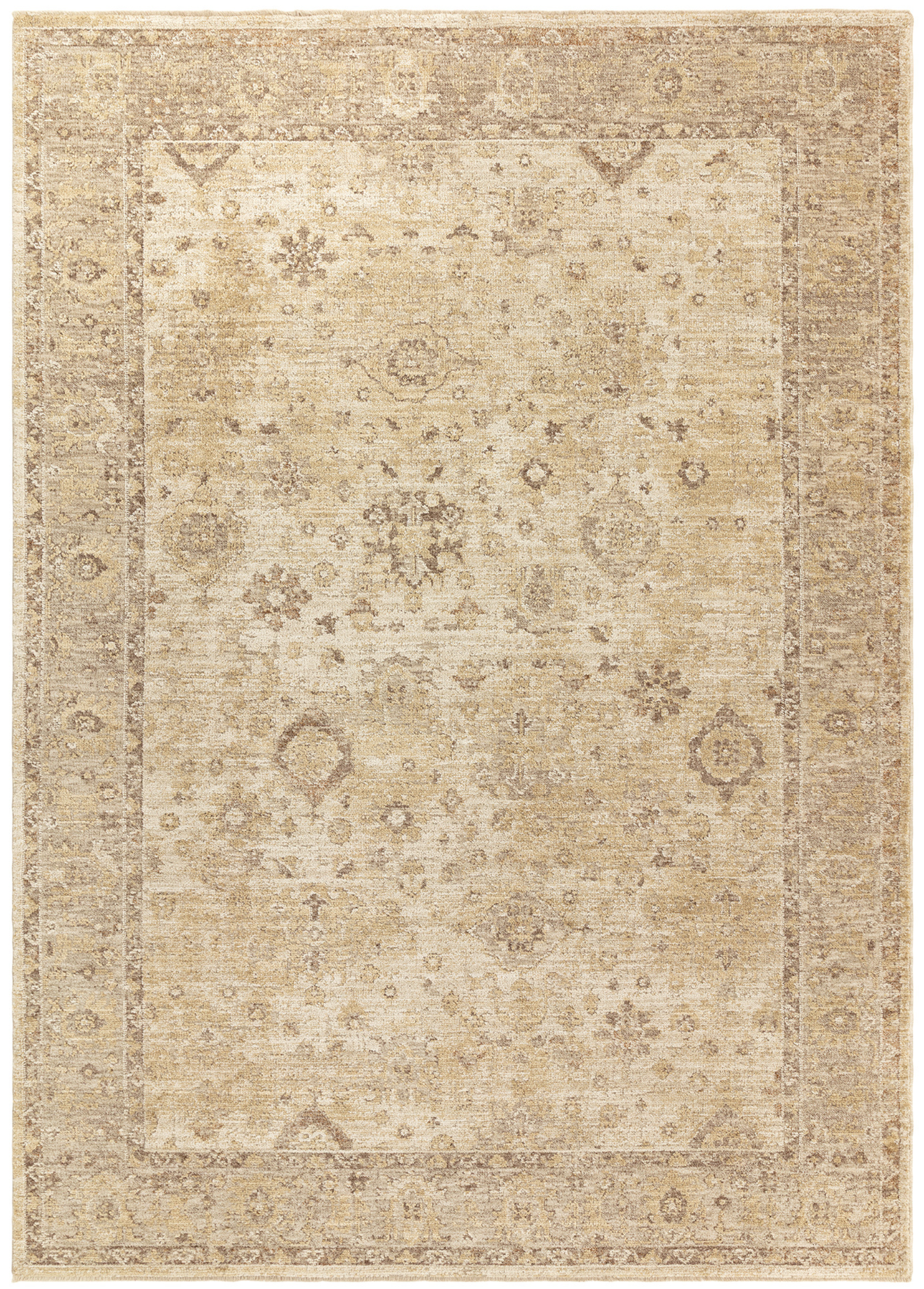 Heriz Ornate Beige Rug