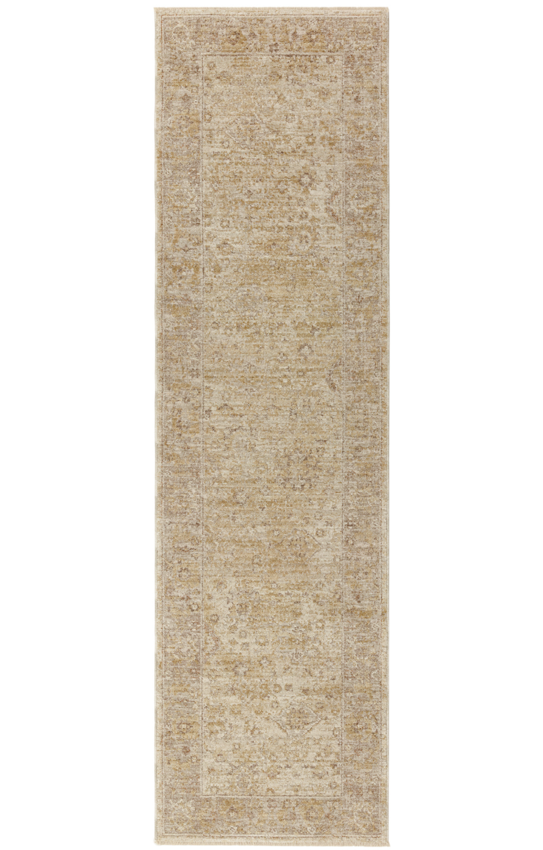 Heriz Ornate Beige Runner
