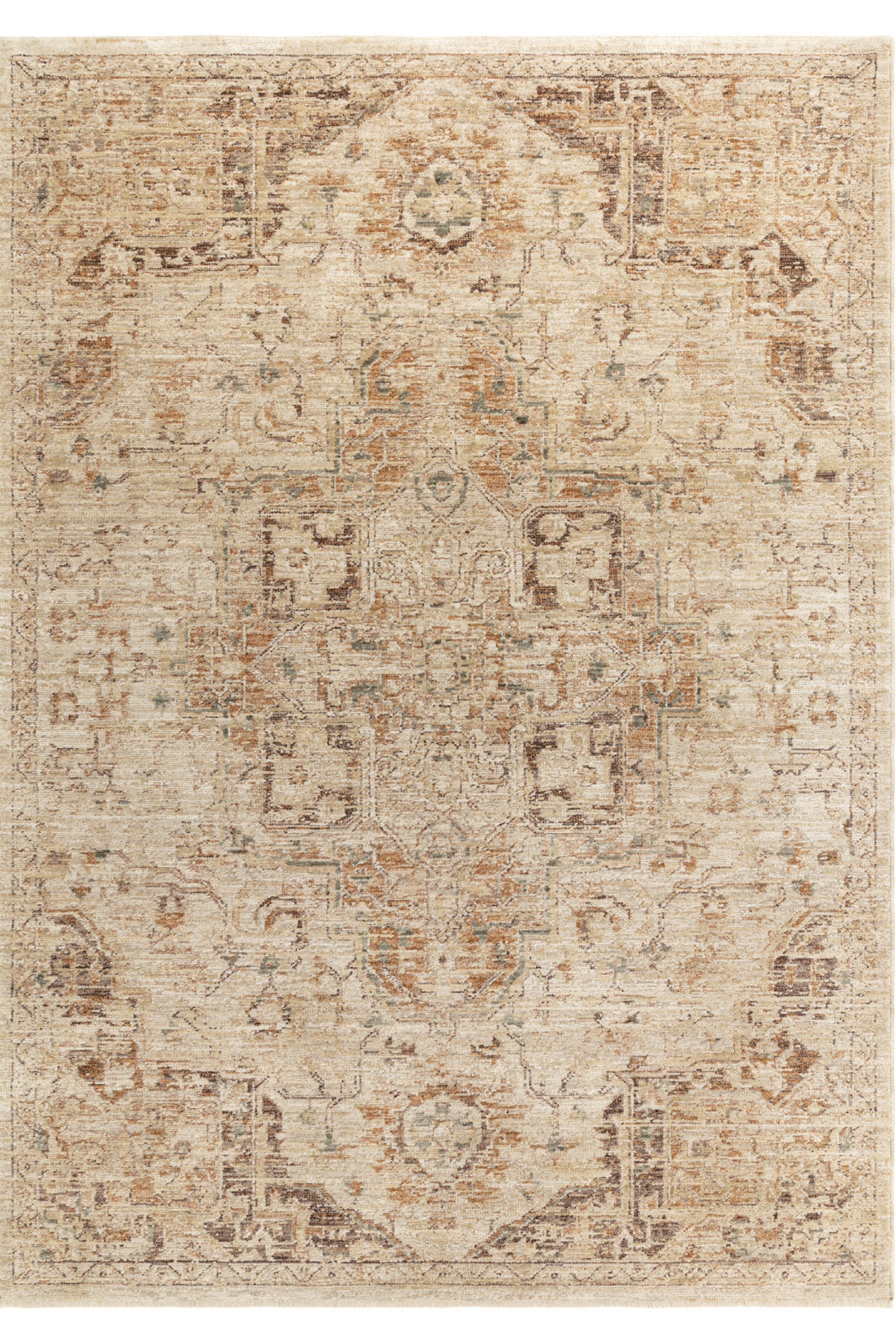 Heriz Serapi Copper Rug