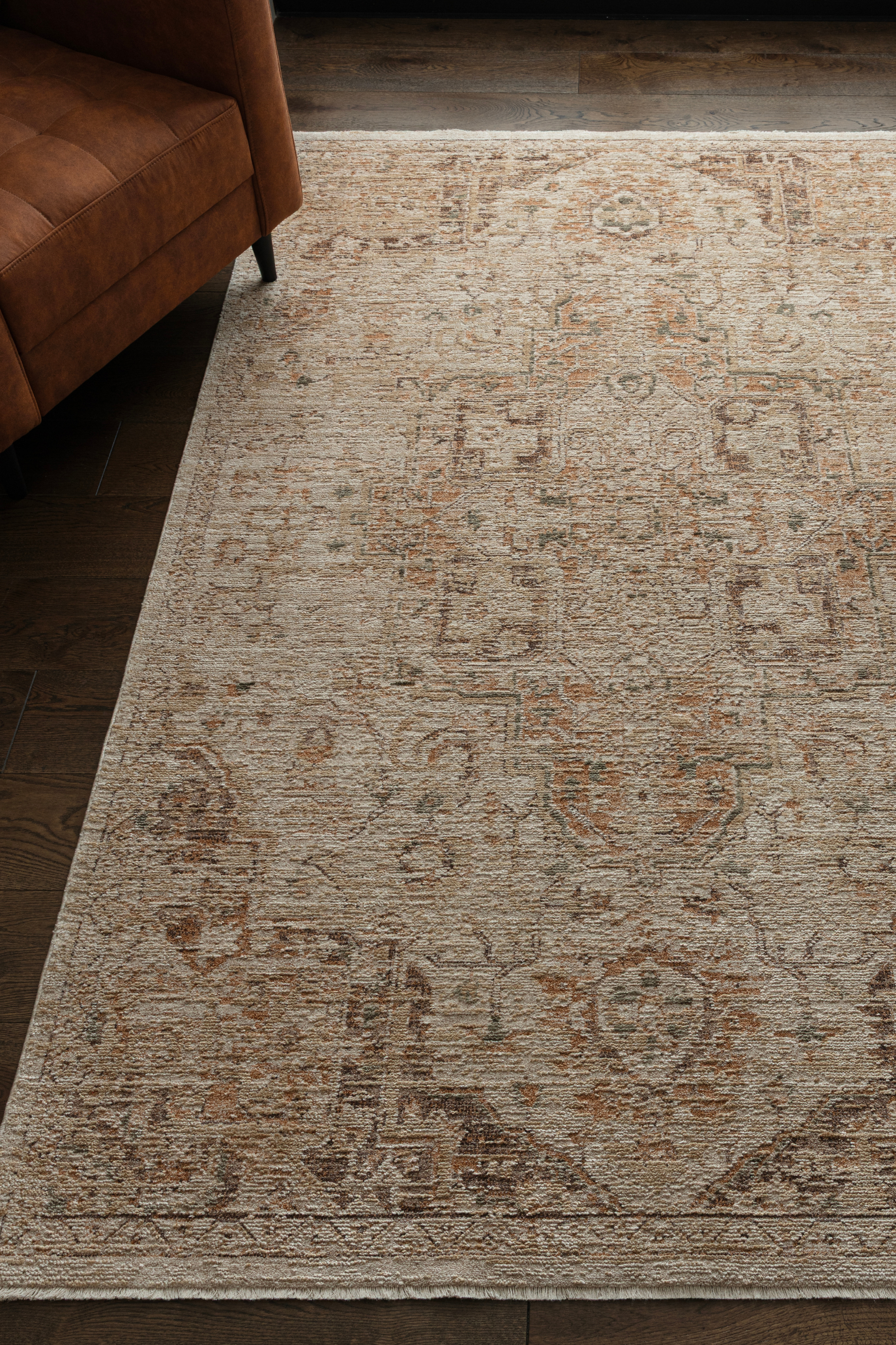 Heriz Serapi Copper Rug