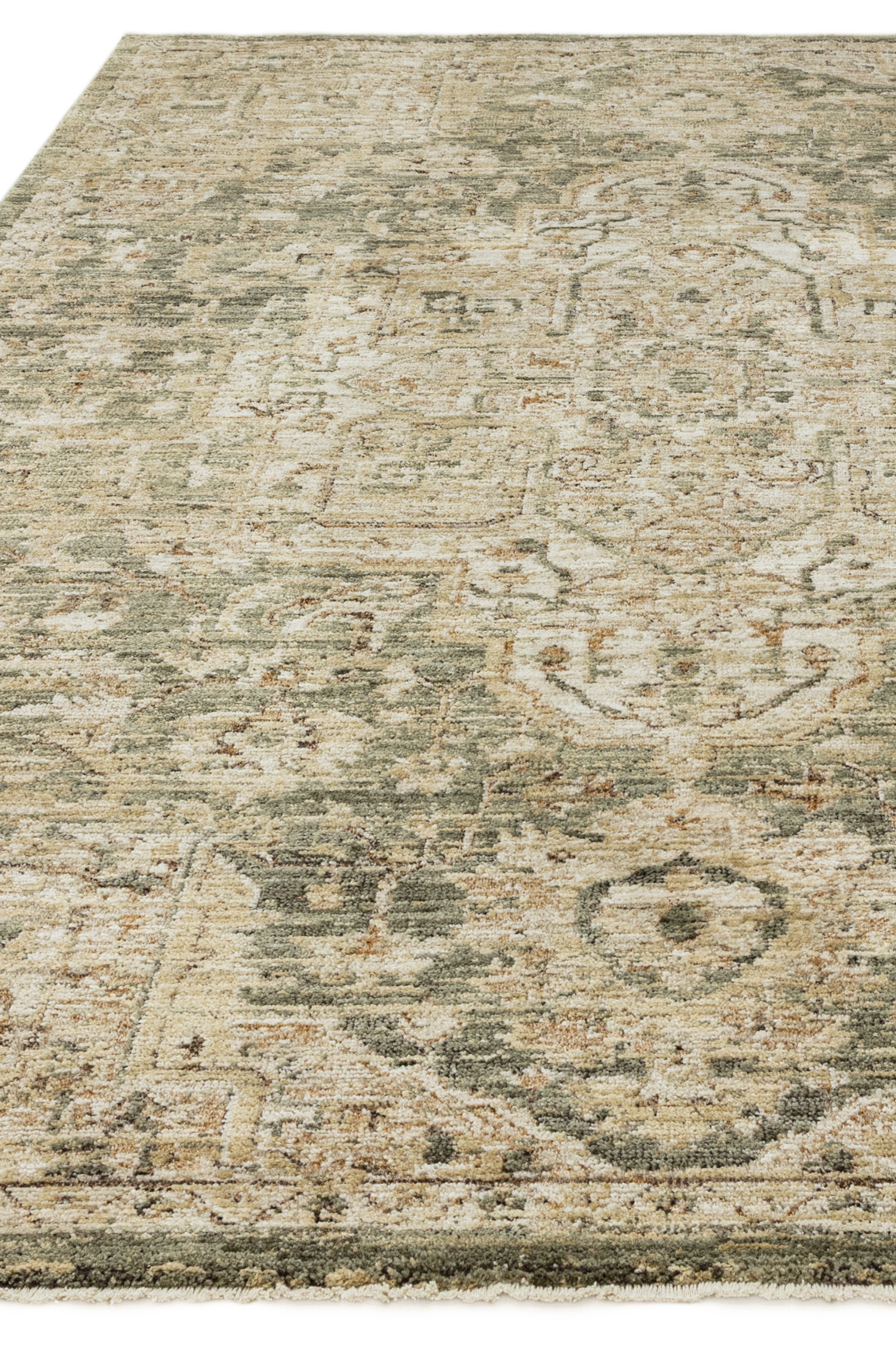 Heriz Serapi Green Rug