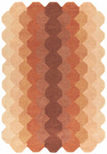 Hive Rust Rug