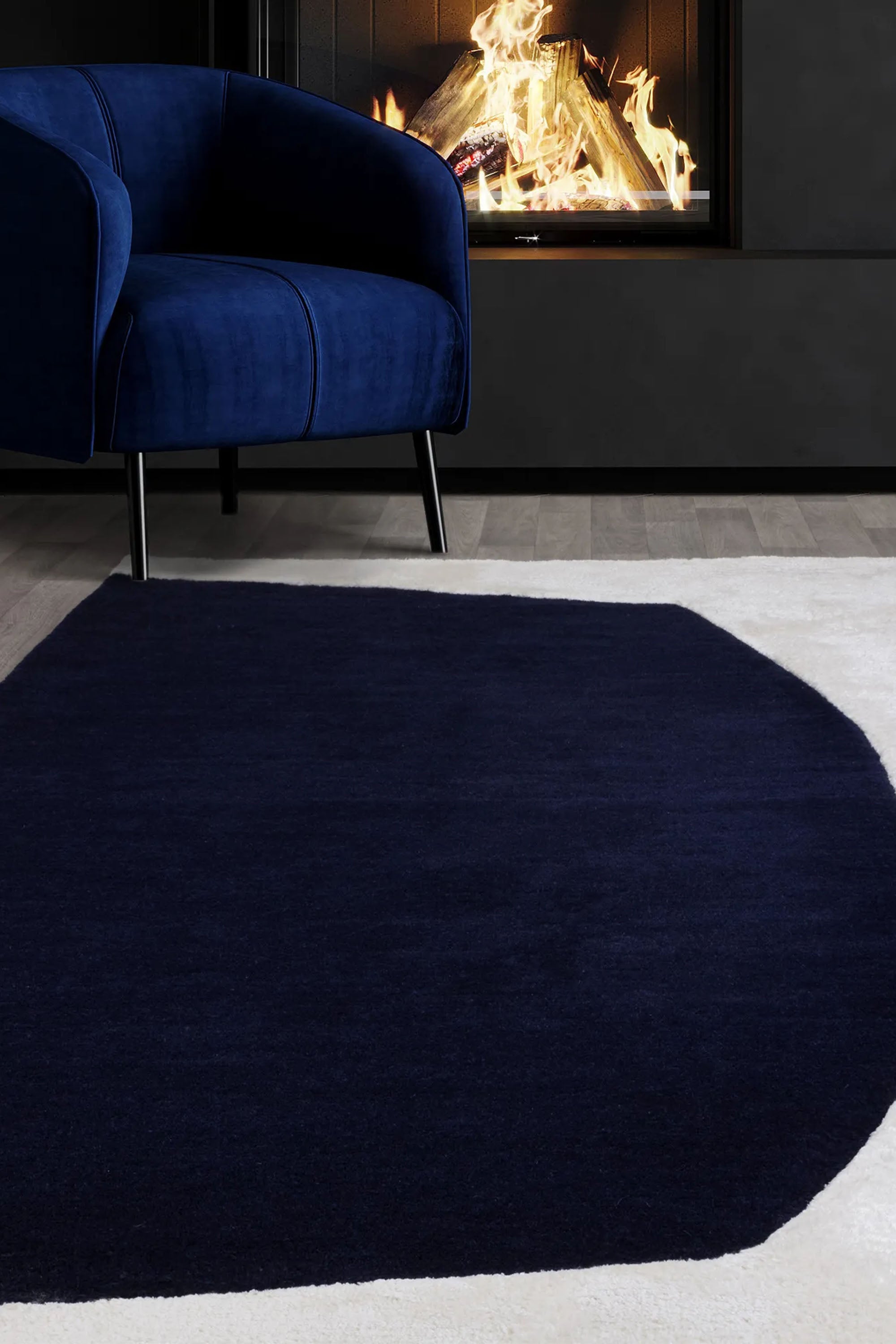 Matrix 102 Signature Indigo-Rug-Asiatic-Rugs.ie