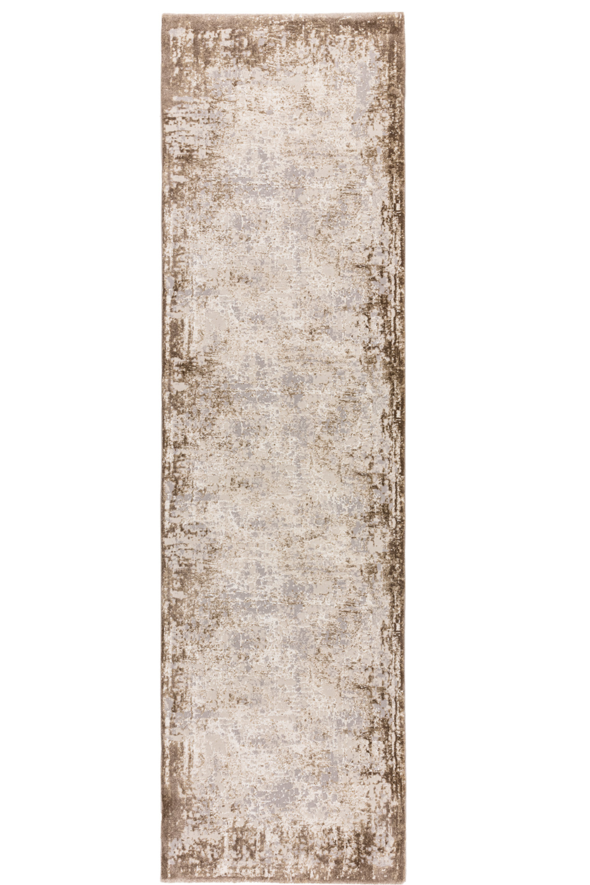 Kuza Border Beige Runner