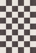 Chess Flatweave Black and White