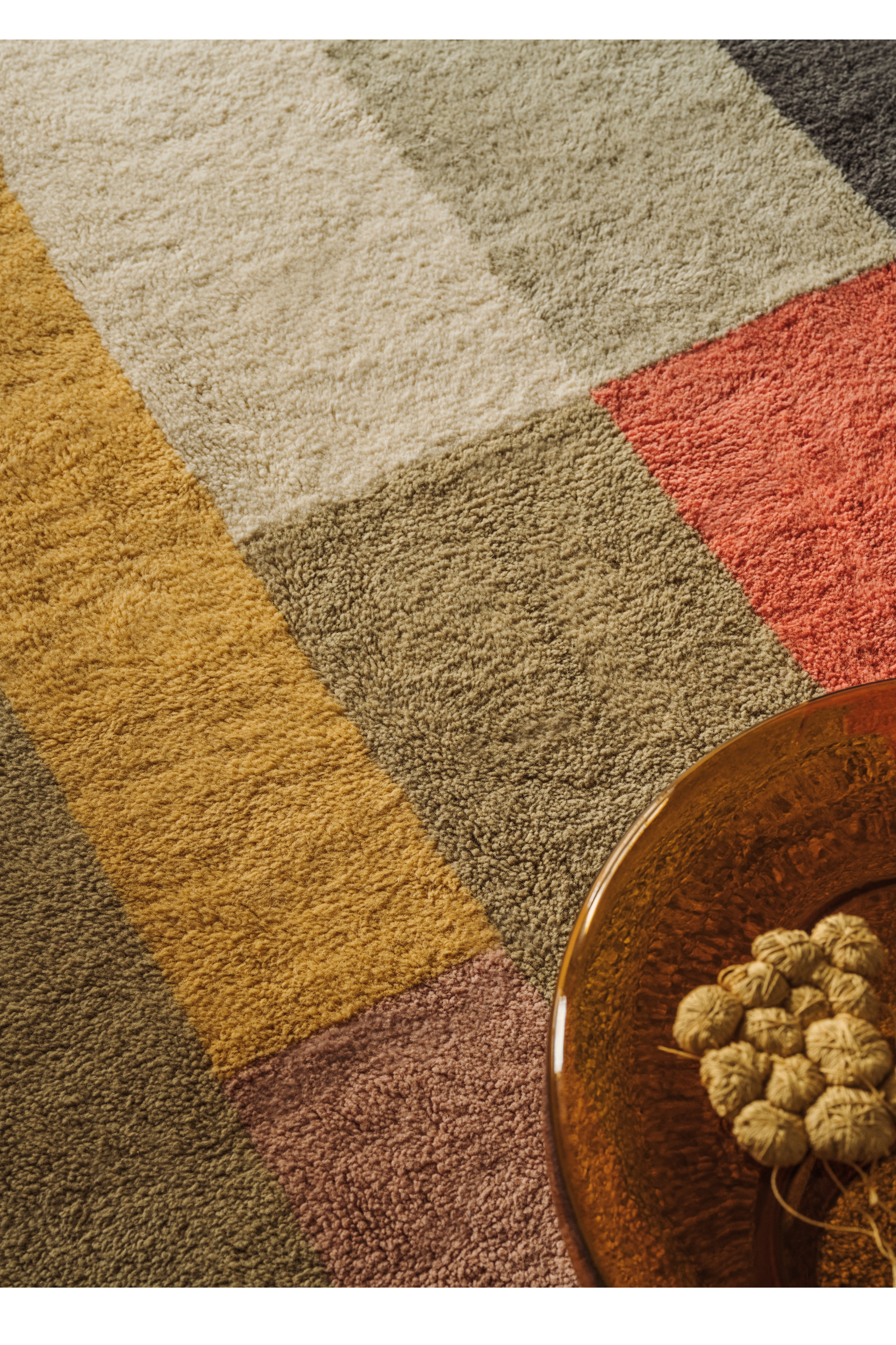 Wool Area Rug Chroma Palette