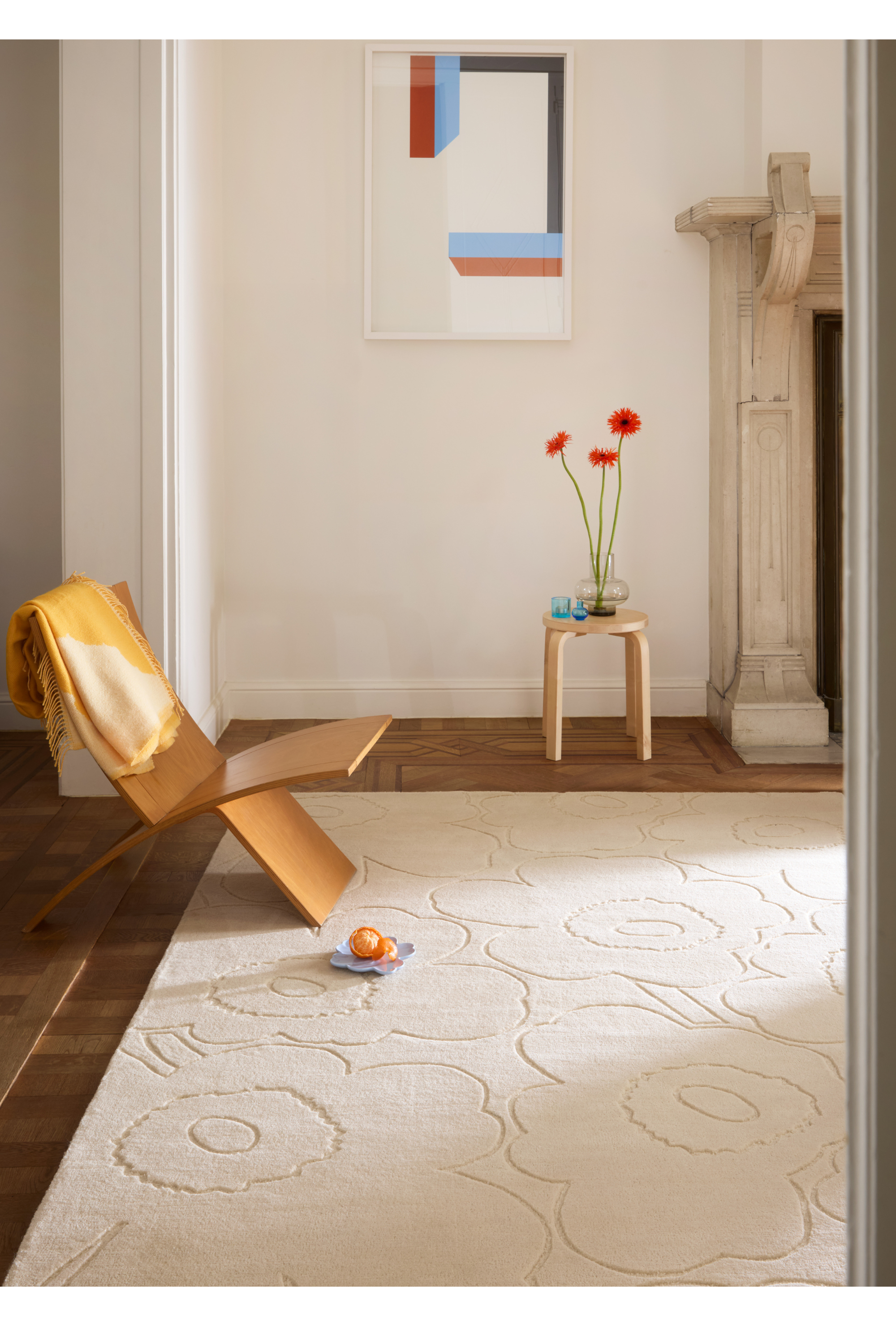 Marimekko Piirto Unikko Natural White 133701