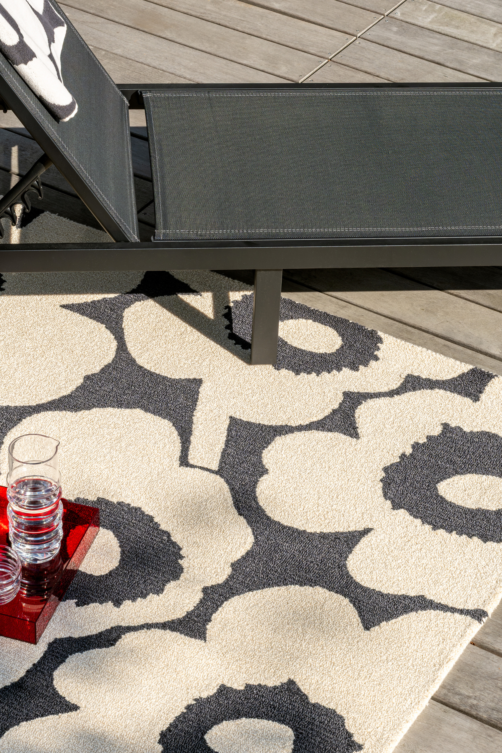 Marimekko Unikko Charcoal/White Outdoor 434305