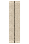 Massproduction Cord Black White Runner