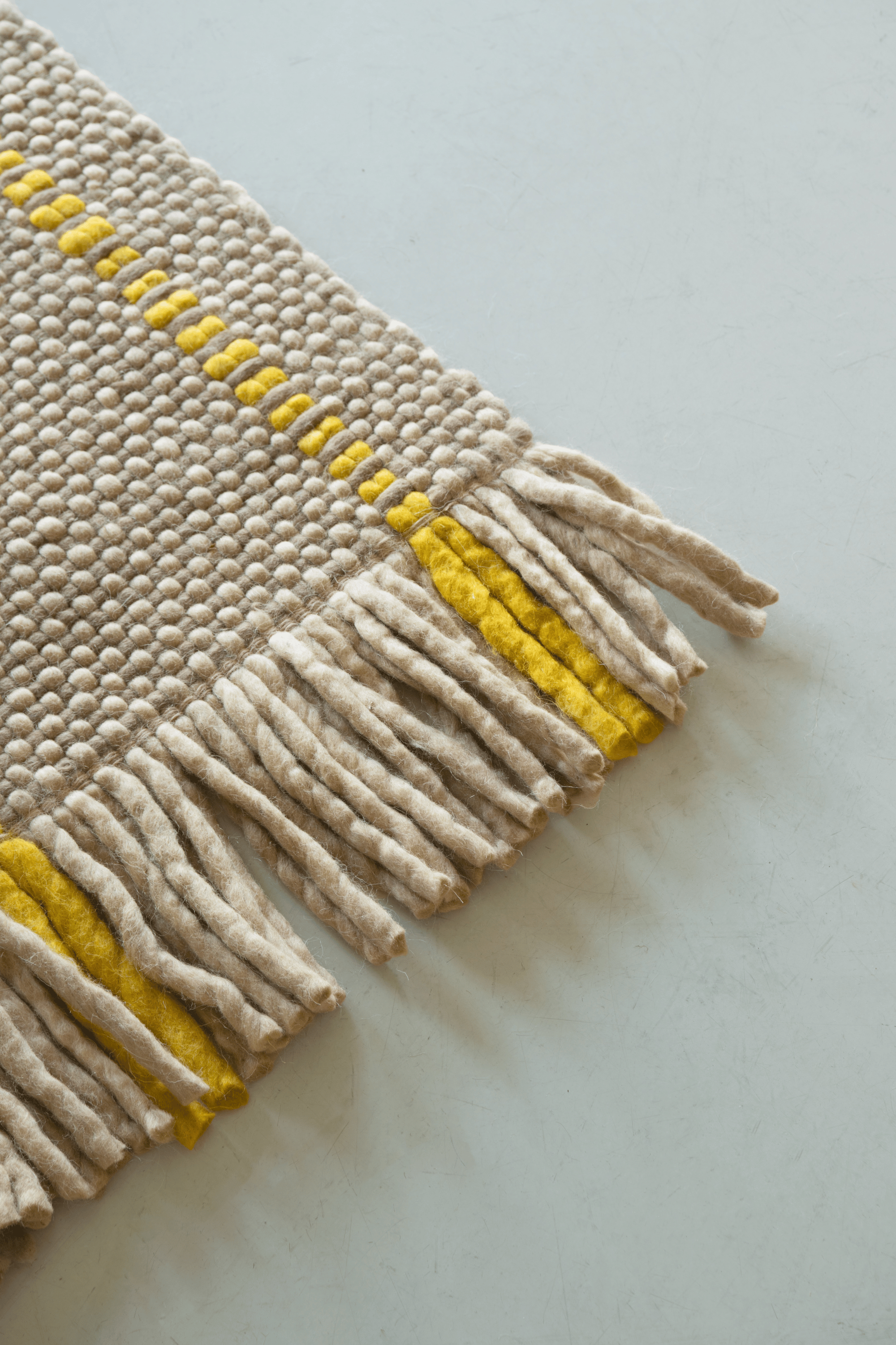 Massproduction Cord Yellow Oatmeal Runner