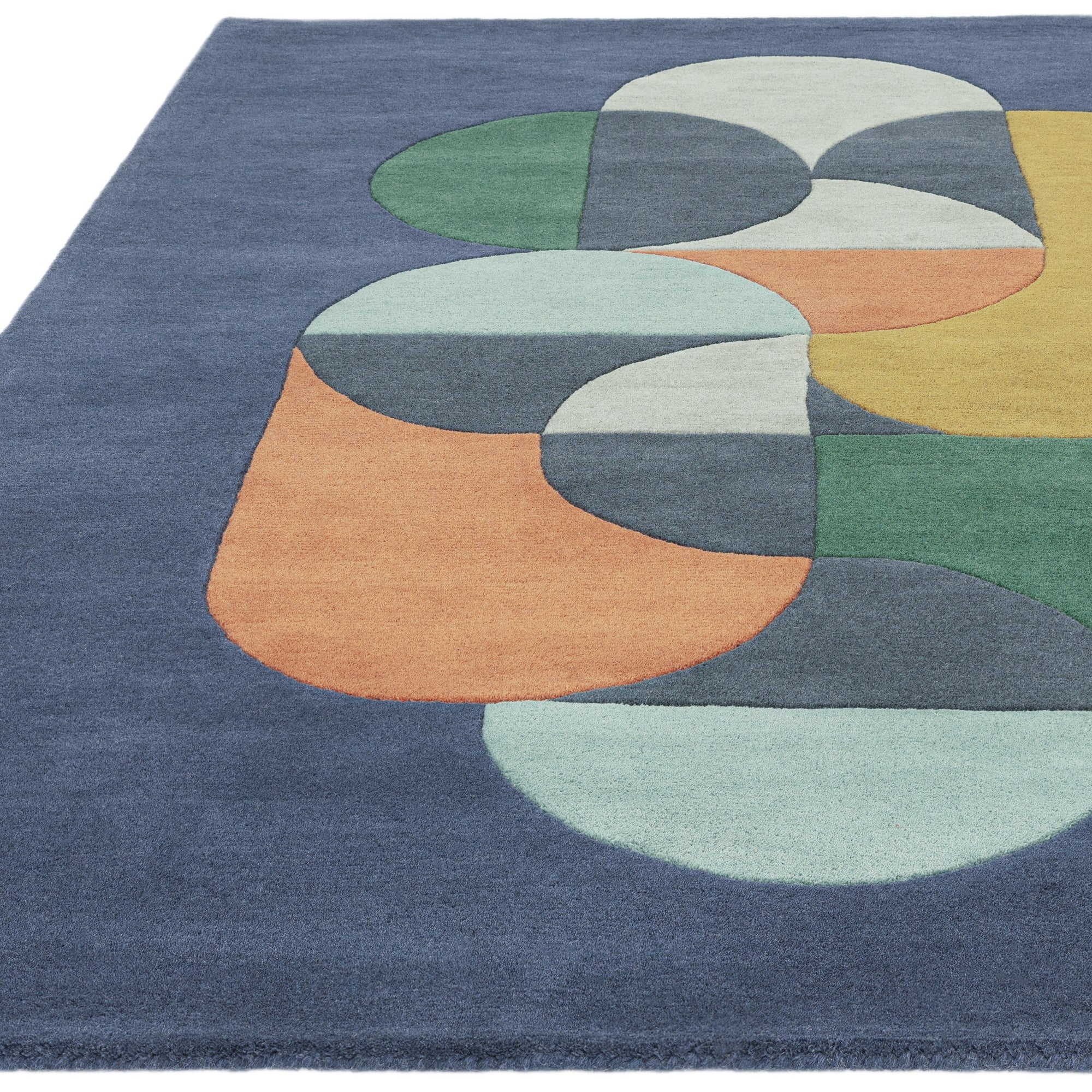 Matrix 91 Statement Navy Rug