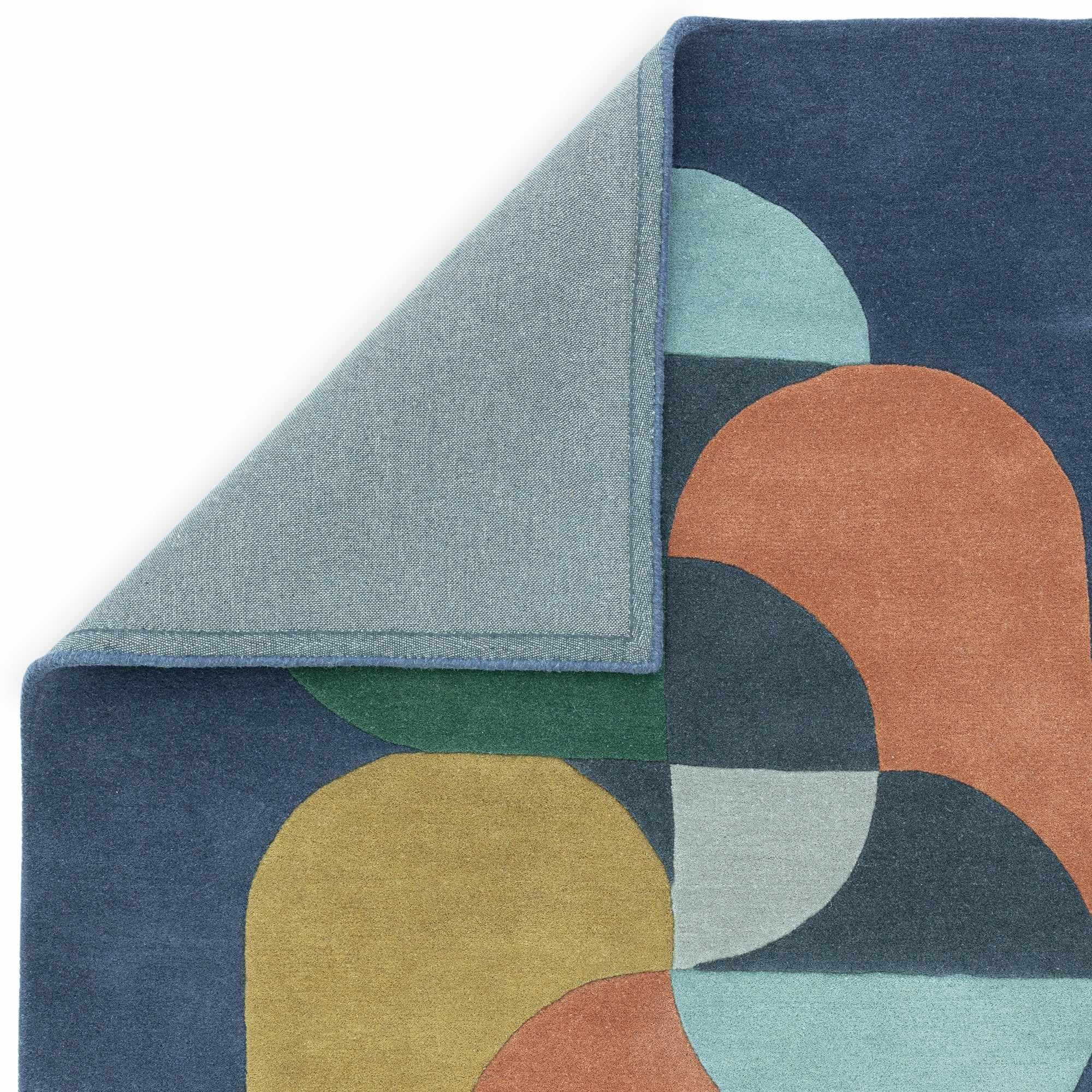 Matrix 91 Statement Navy Rug