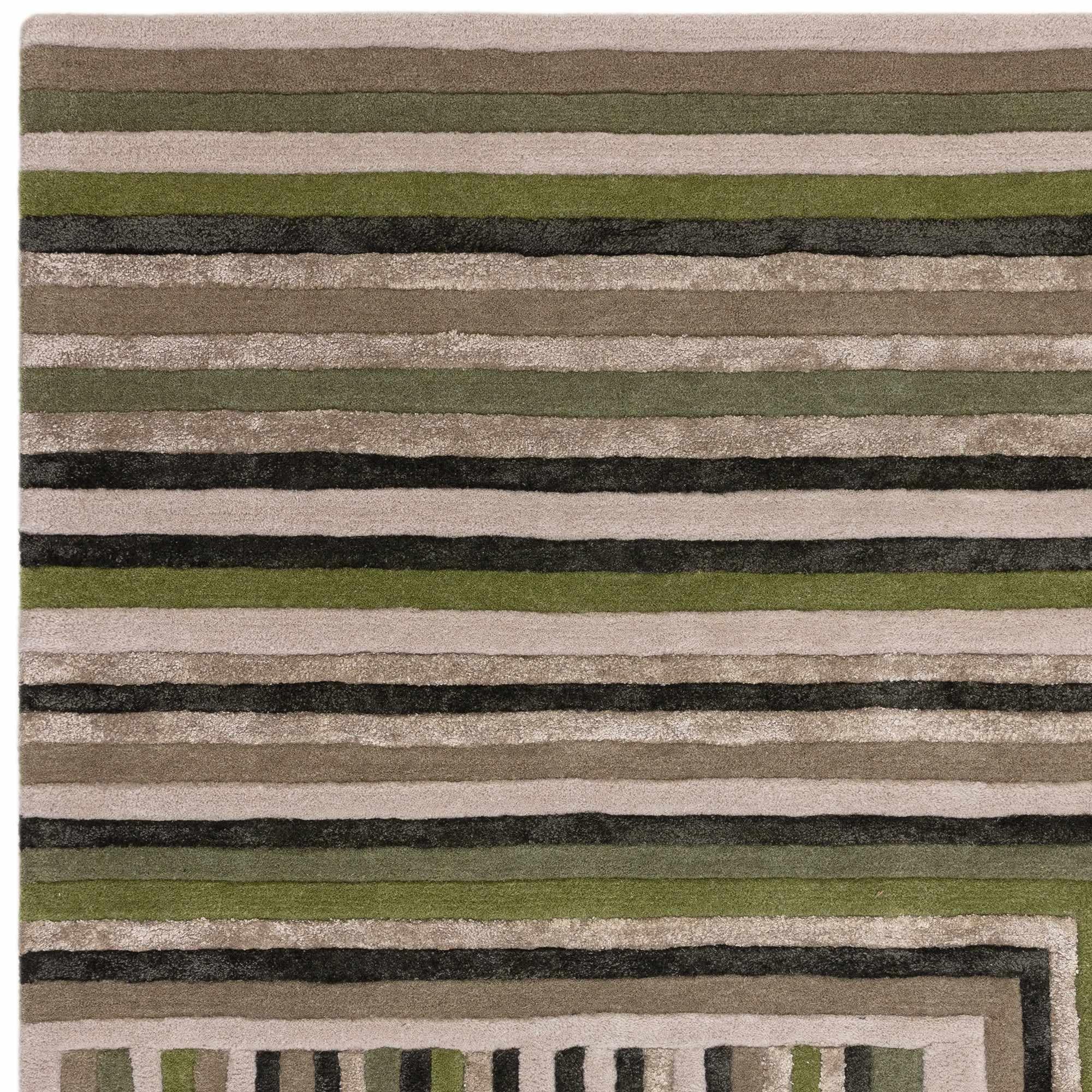 Matrix Network Forest Rug