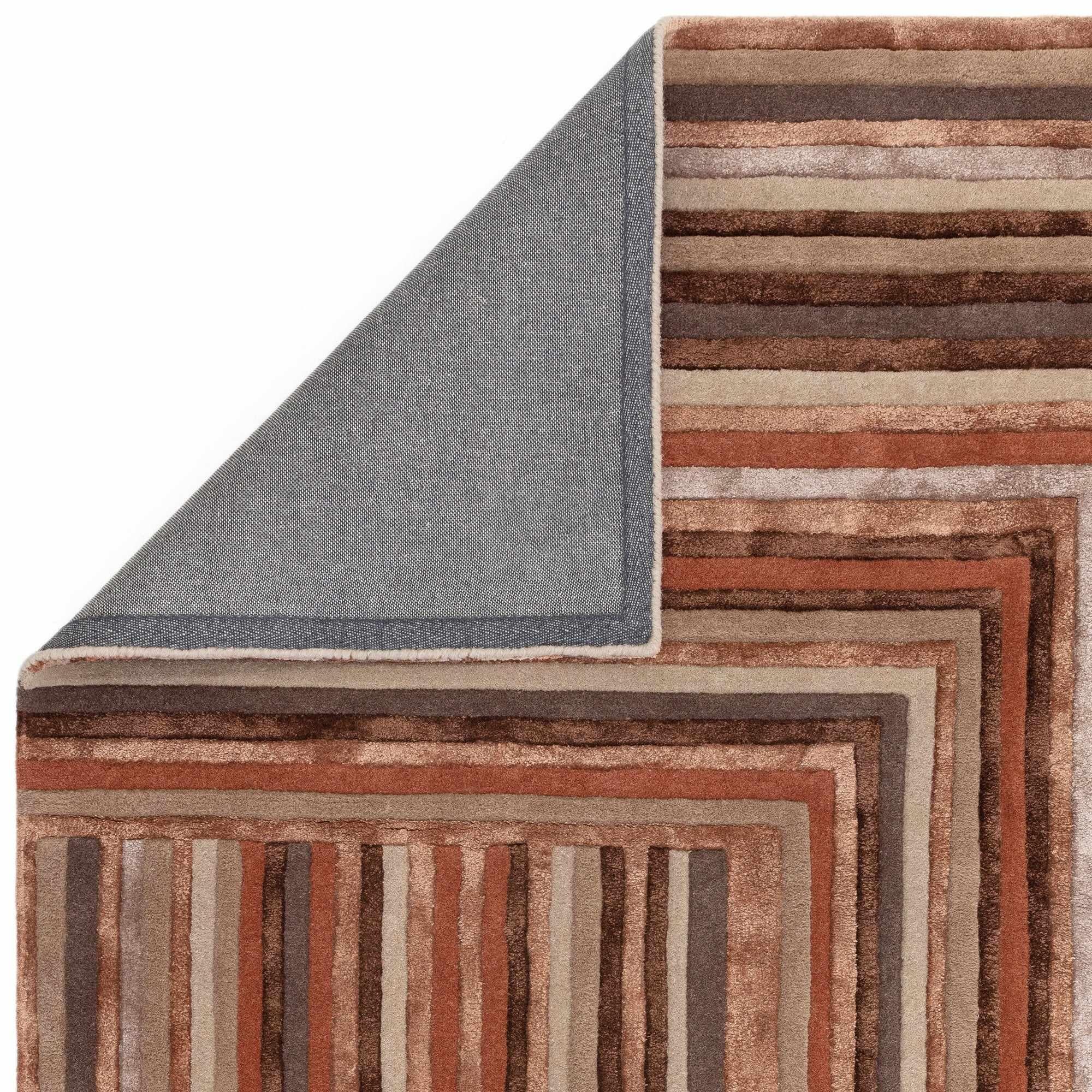Matrix Network Terracotta Rug