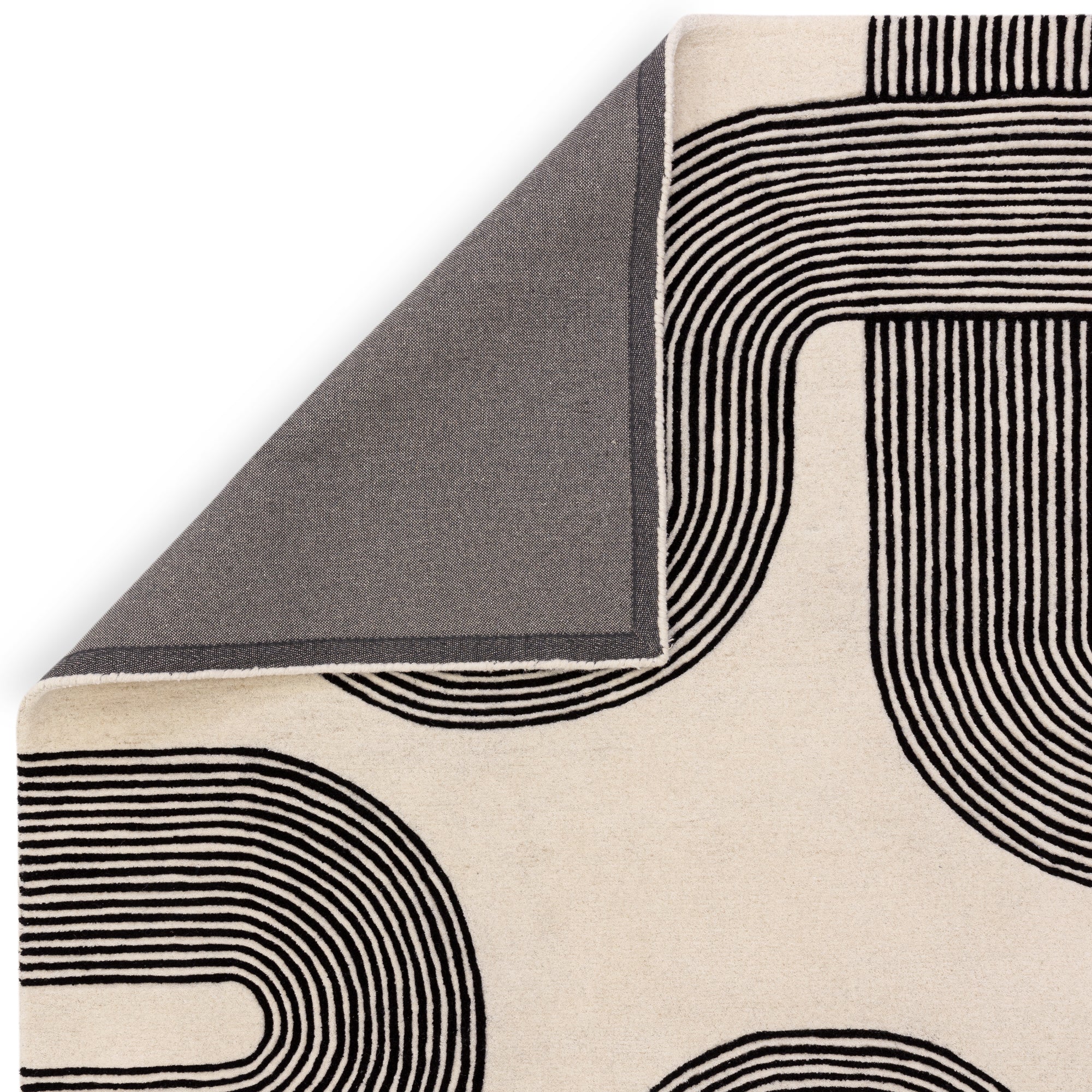 Matrix 87 Arches Black Rug