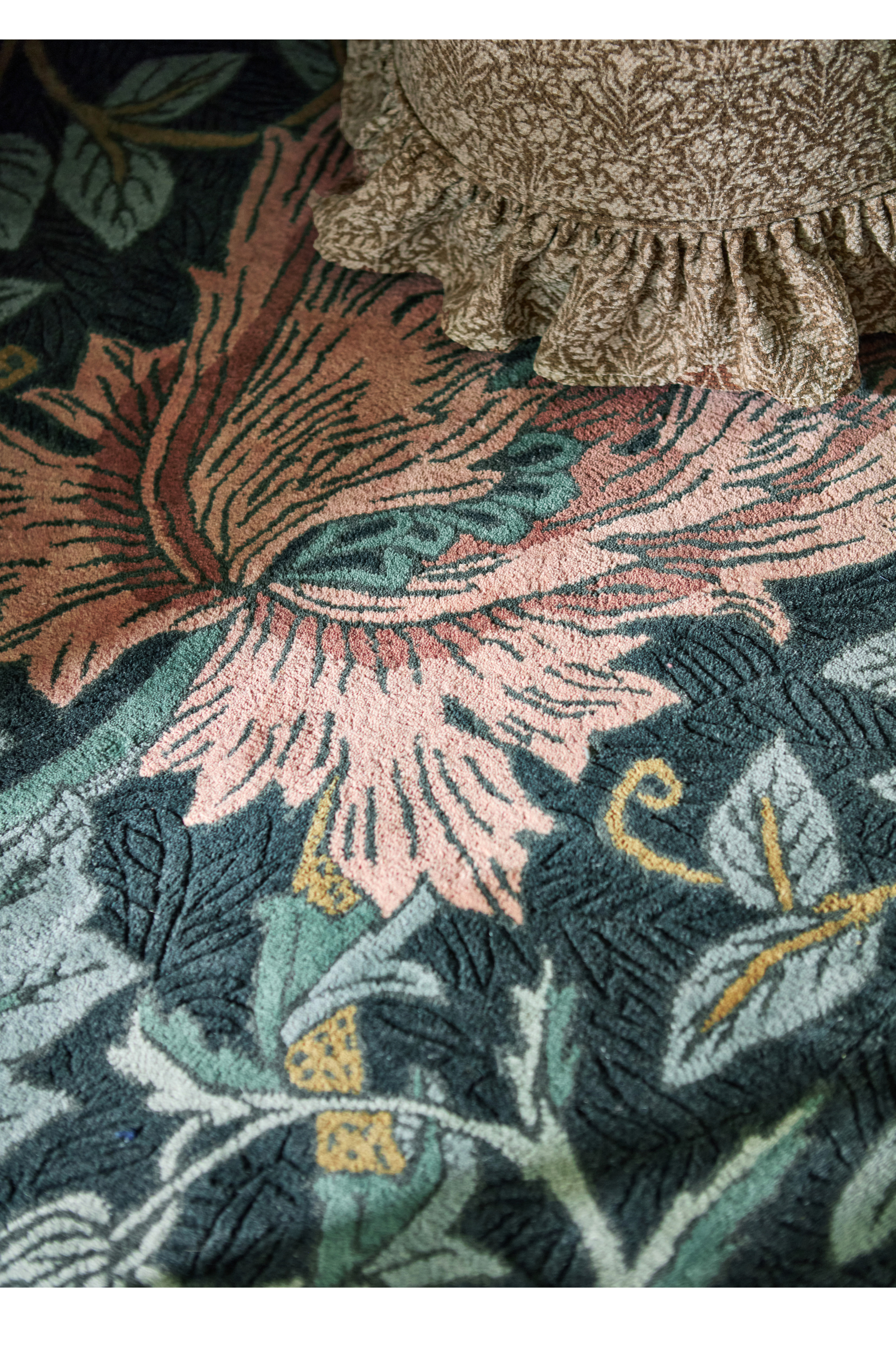 Morris & Co Honeysuckle & Tulip Teal 130407