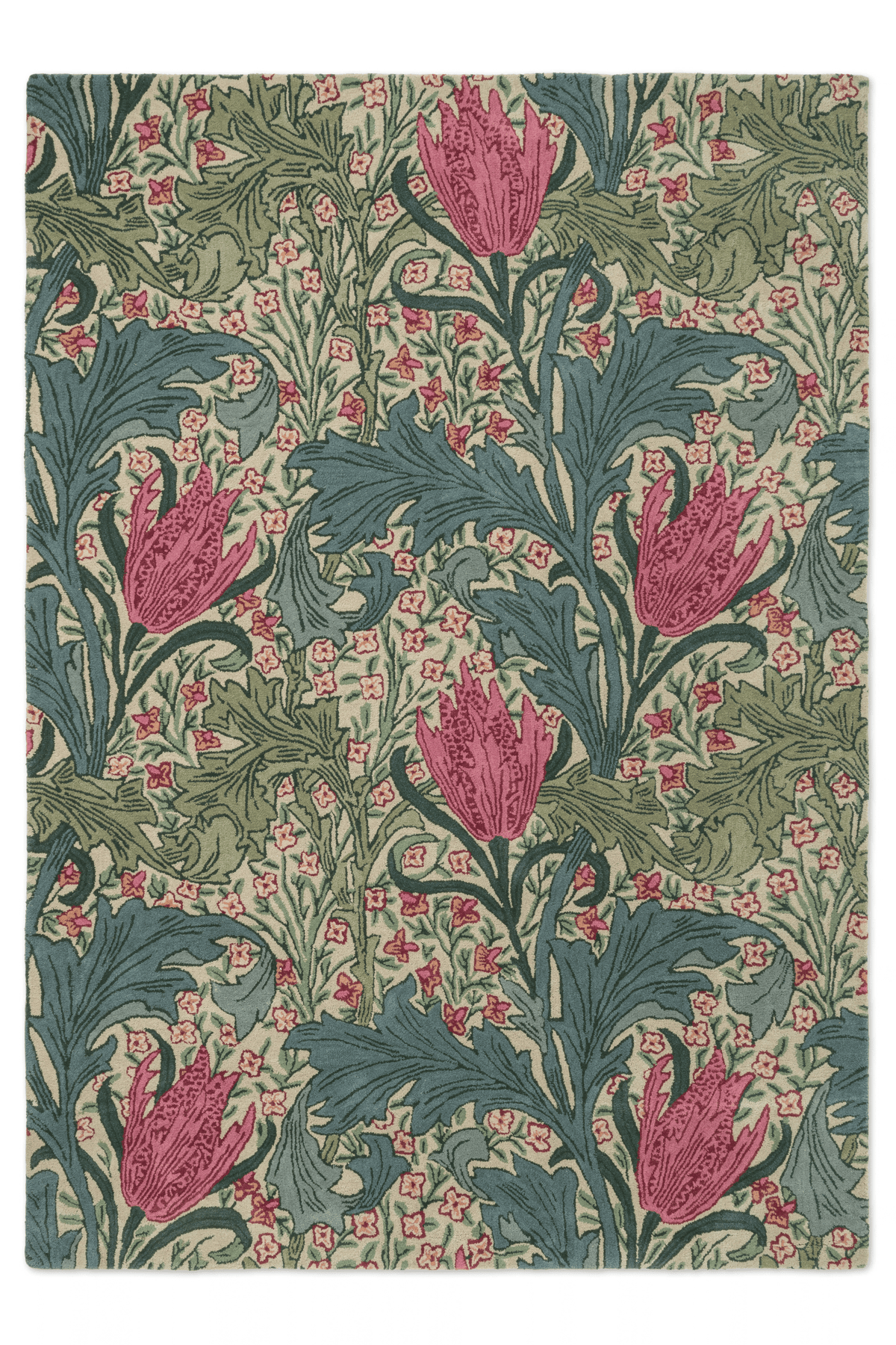 Morris & Co Lent Lily Plum/Bayleaf 130901