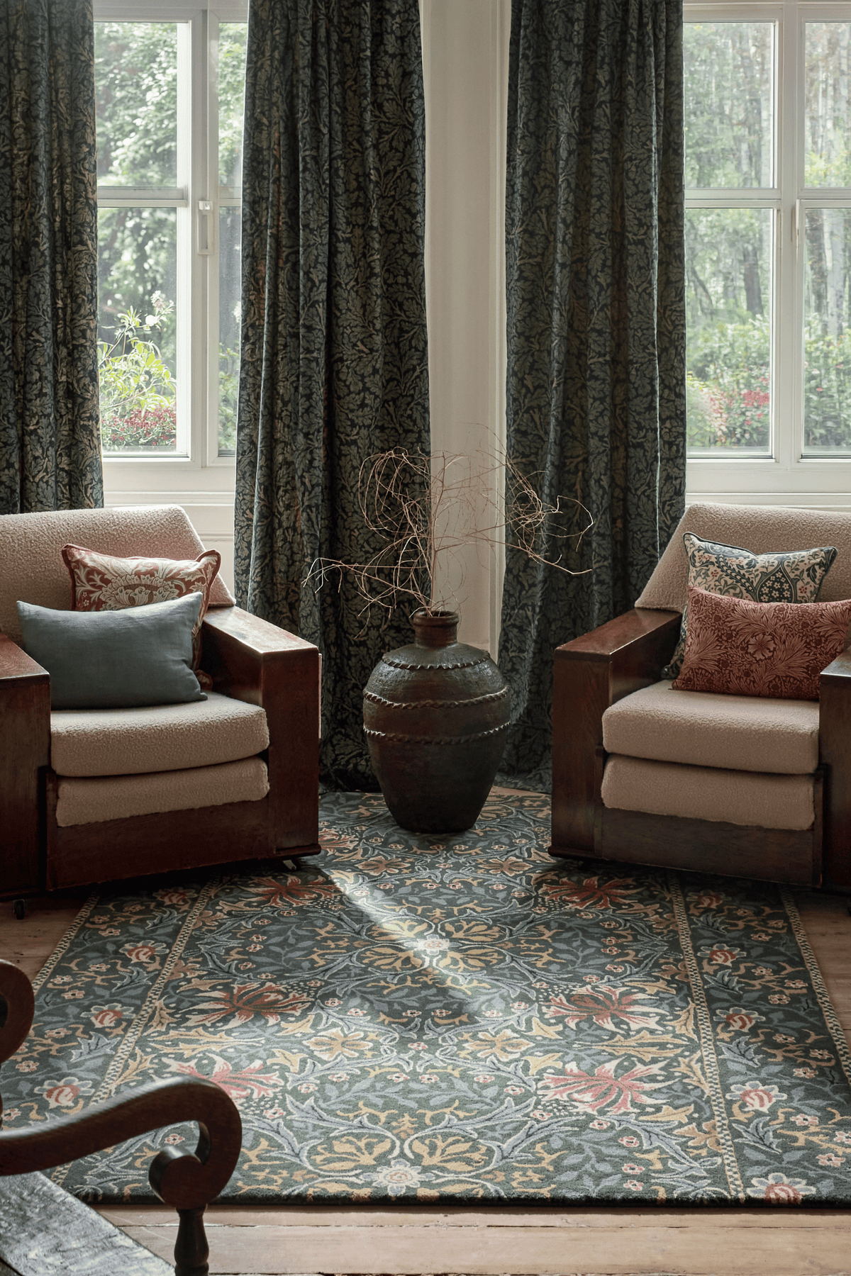 Morris & Co Walthamstow Forest/Teal 130707