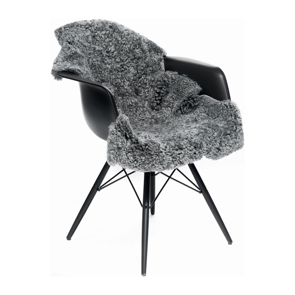 New Zealand Sheepskin Short Wool Light Grey