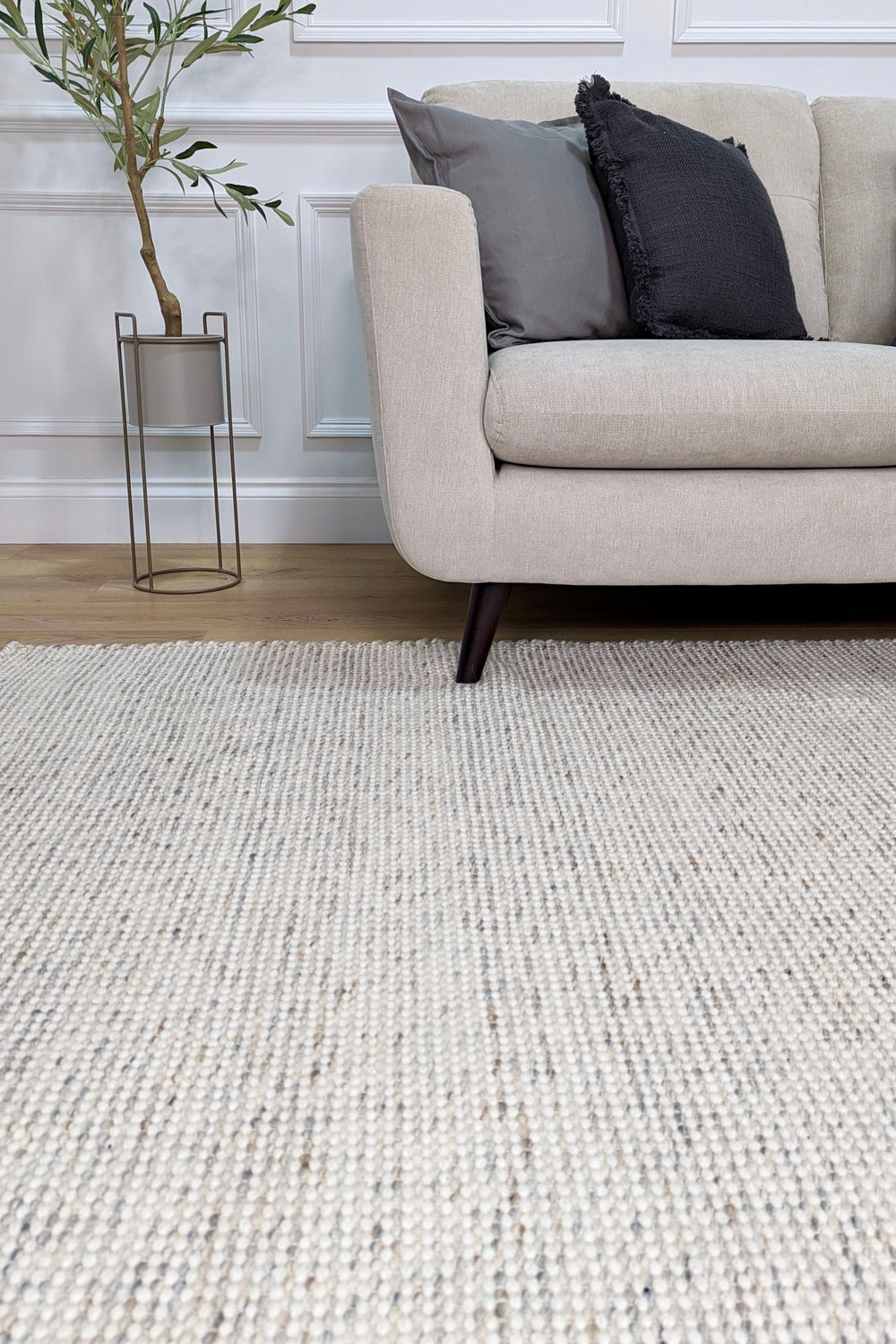 Nordic Touch Grey Mix Rug | Scandi Rugs | Ireland