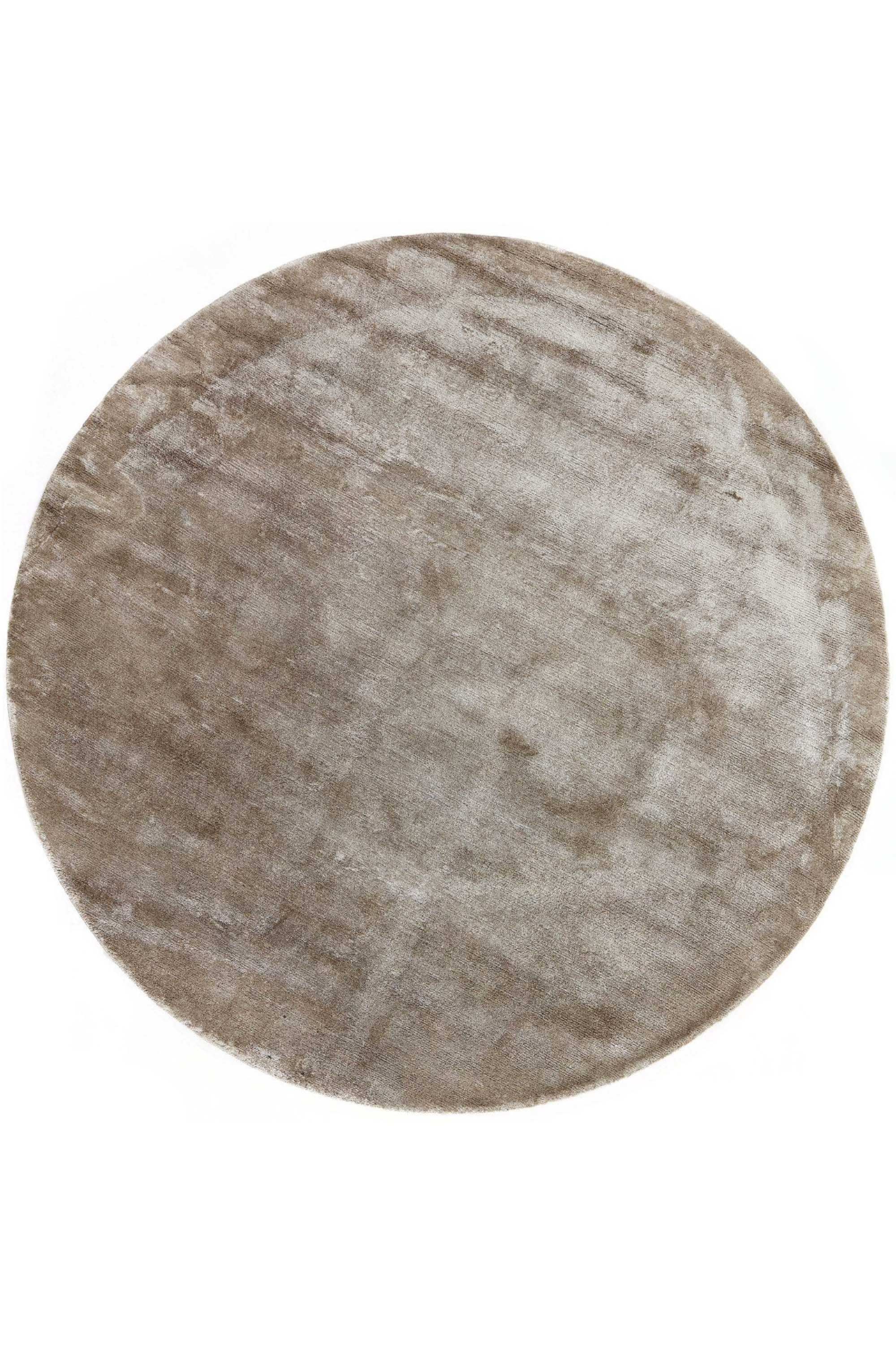 plain light grey circle rug