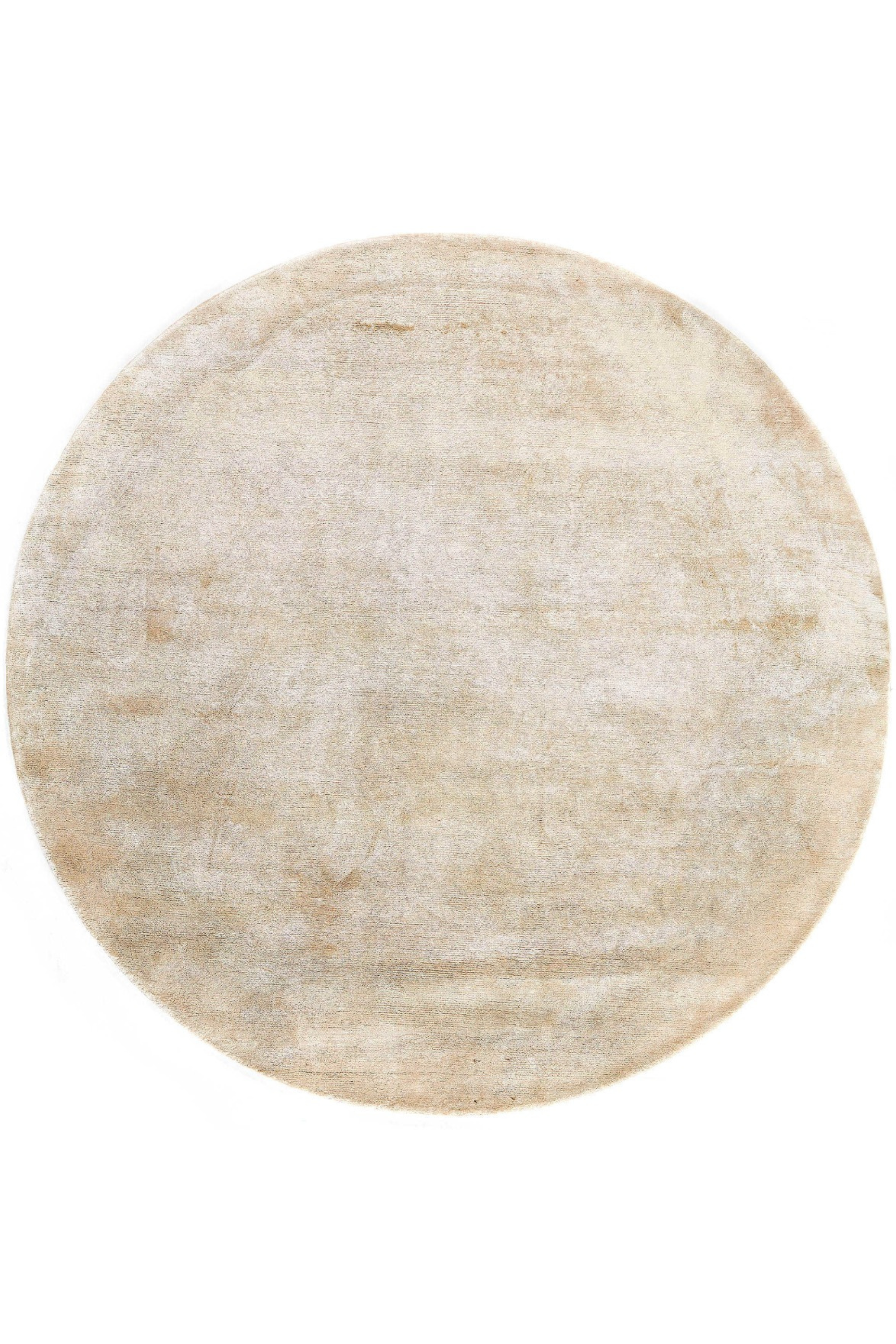 plain beige circle rug