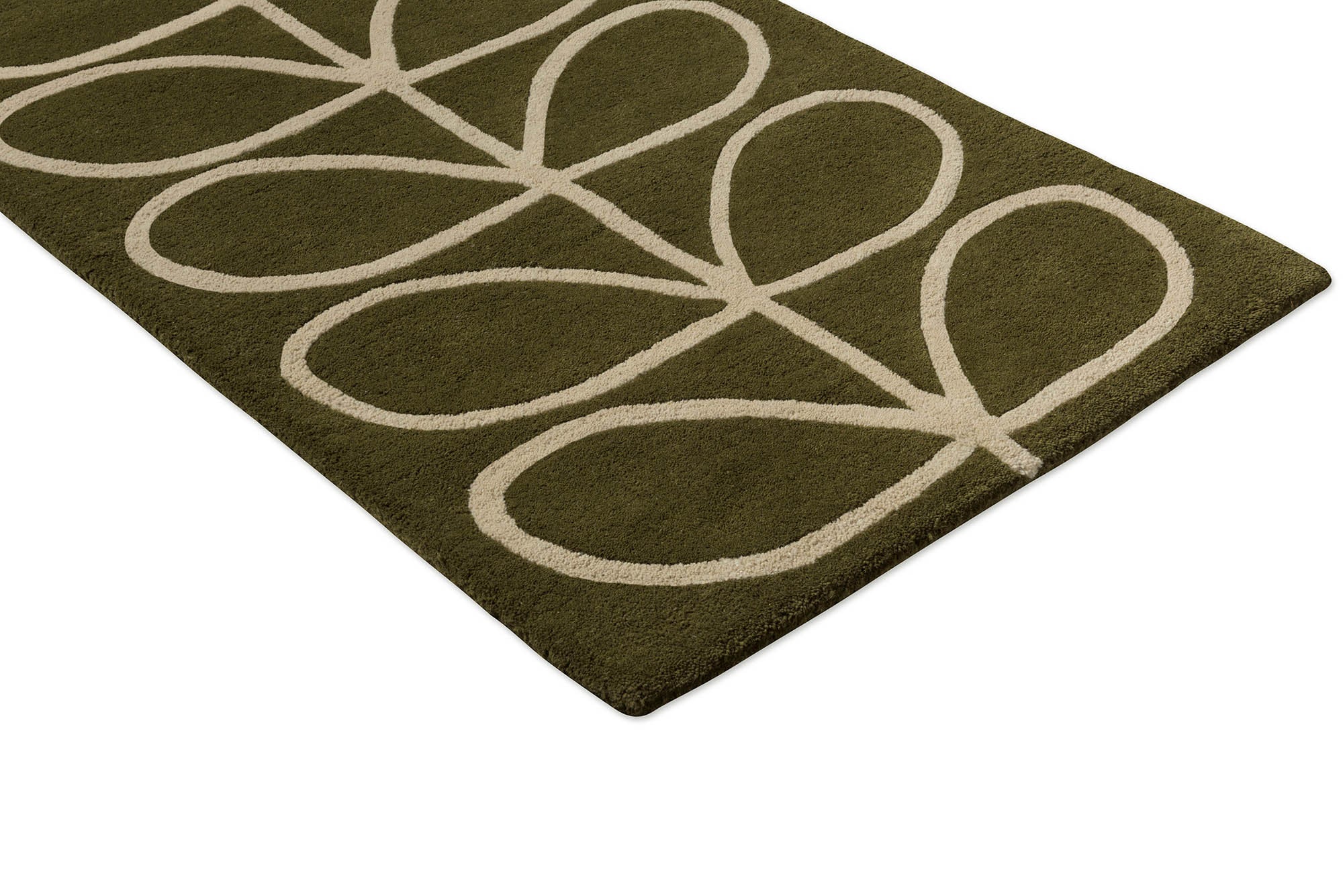 Orla Kiely Linear Stem Runner Olive 60501