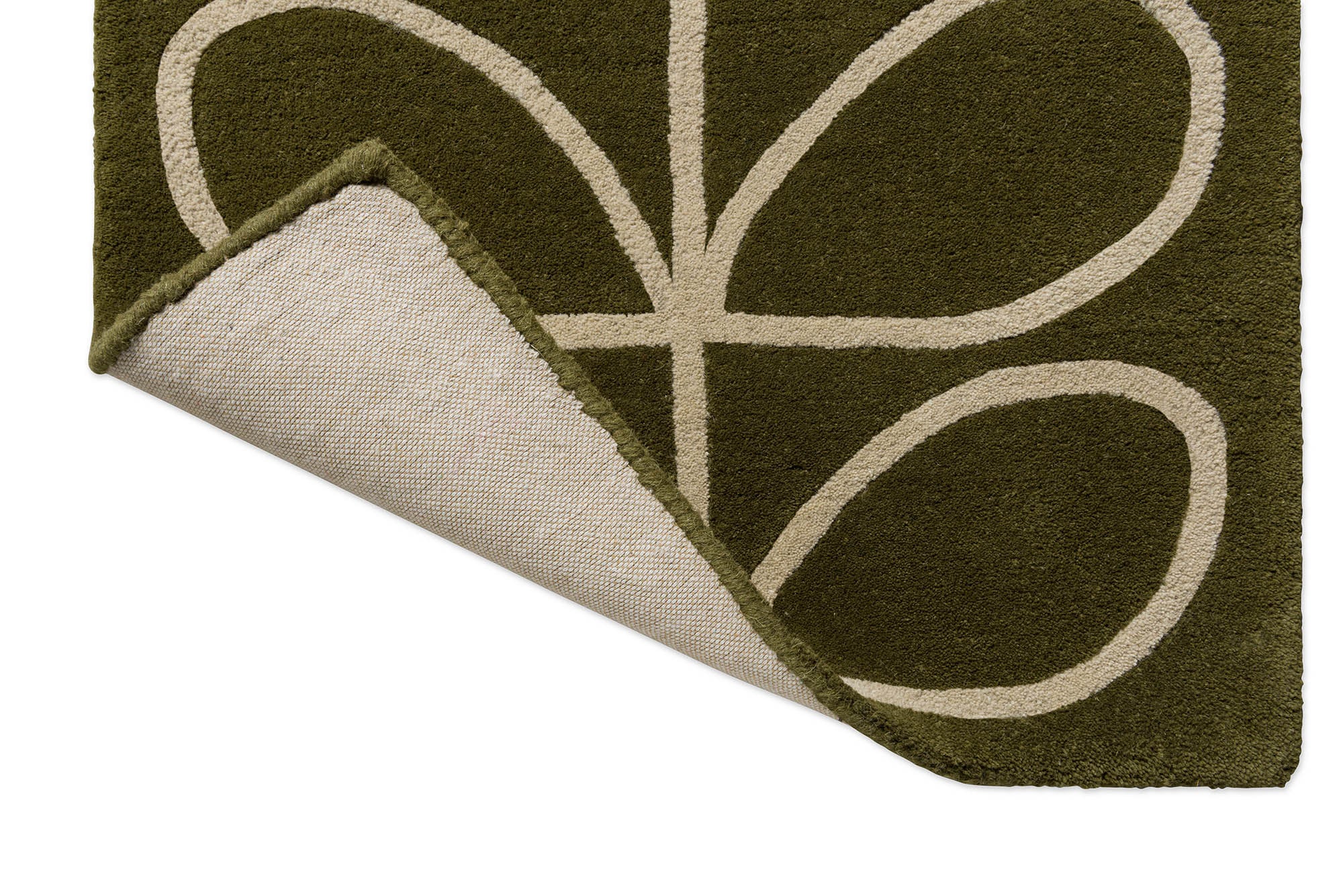 Orla Kiely Linear Stem Runner Olive 60501