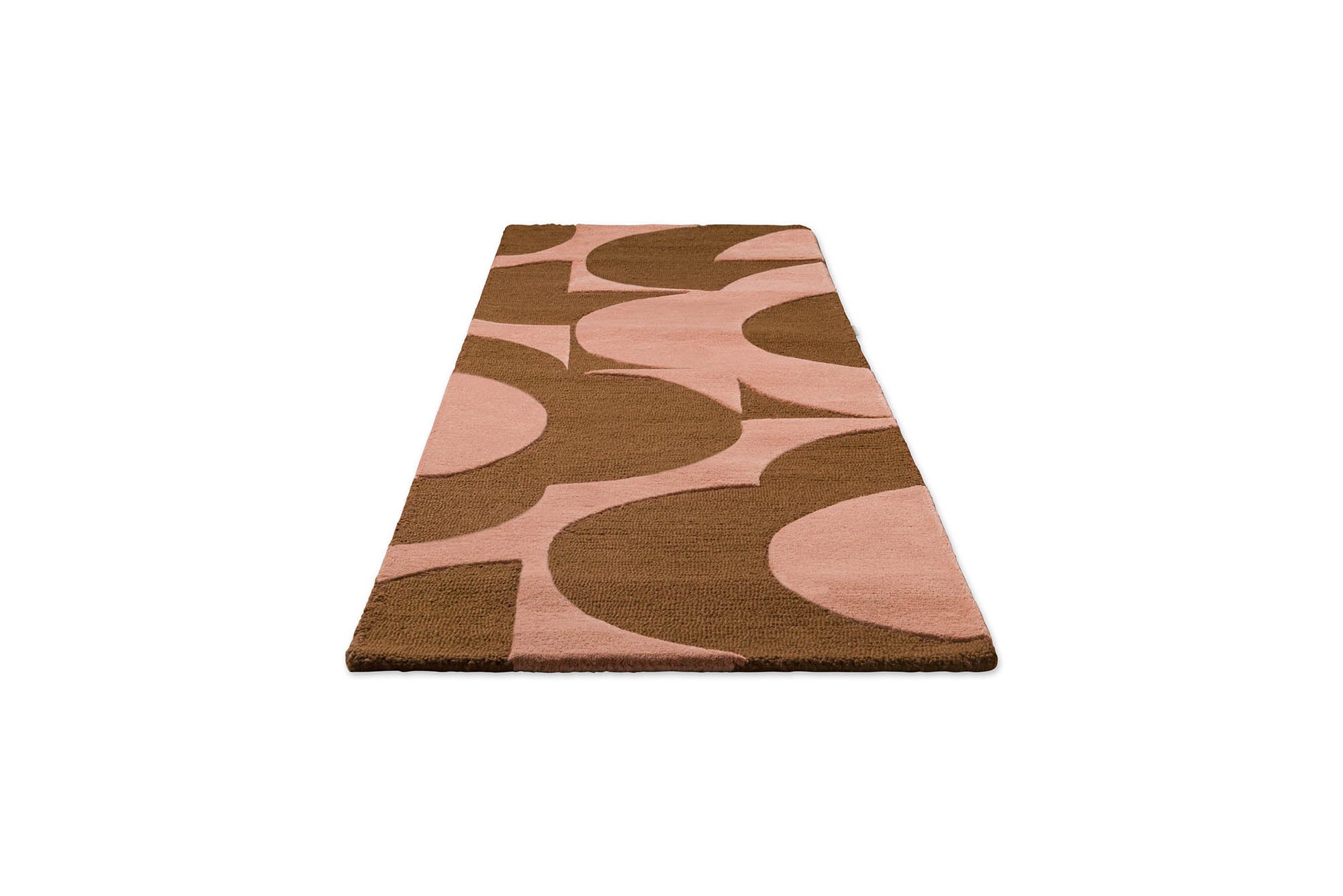 Orla Kiely Prism Flower Pink/Terracotta 58002 Runner