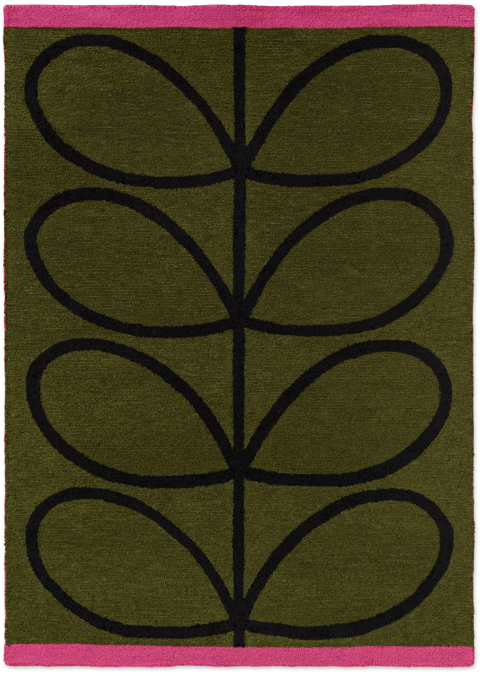 Orla Kiely Linear Stem Olive Outdoor 464407