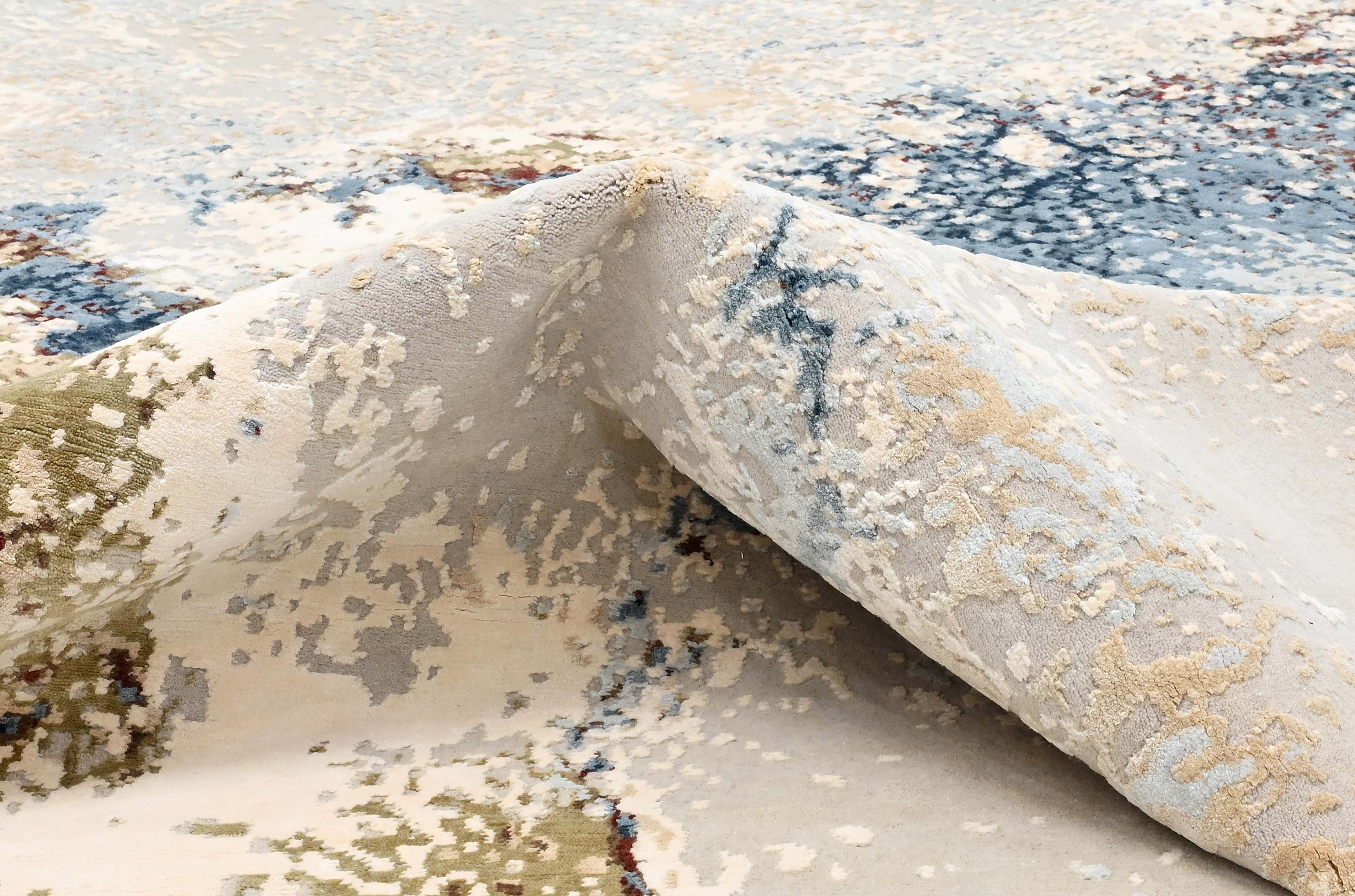 Modern multicolour luxury abstract rug