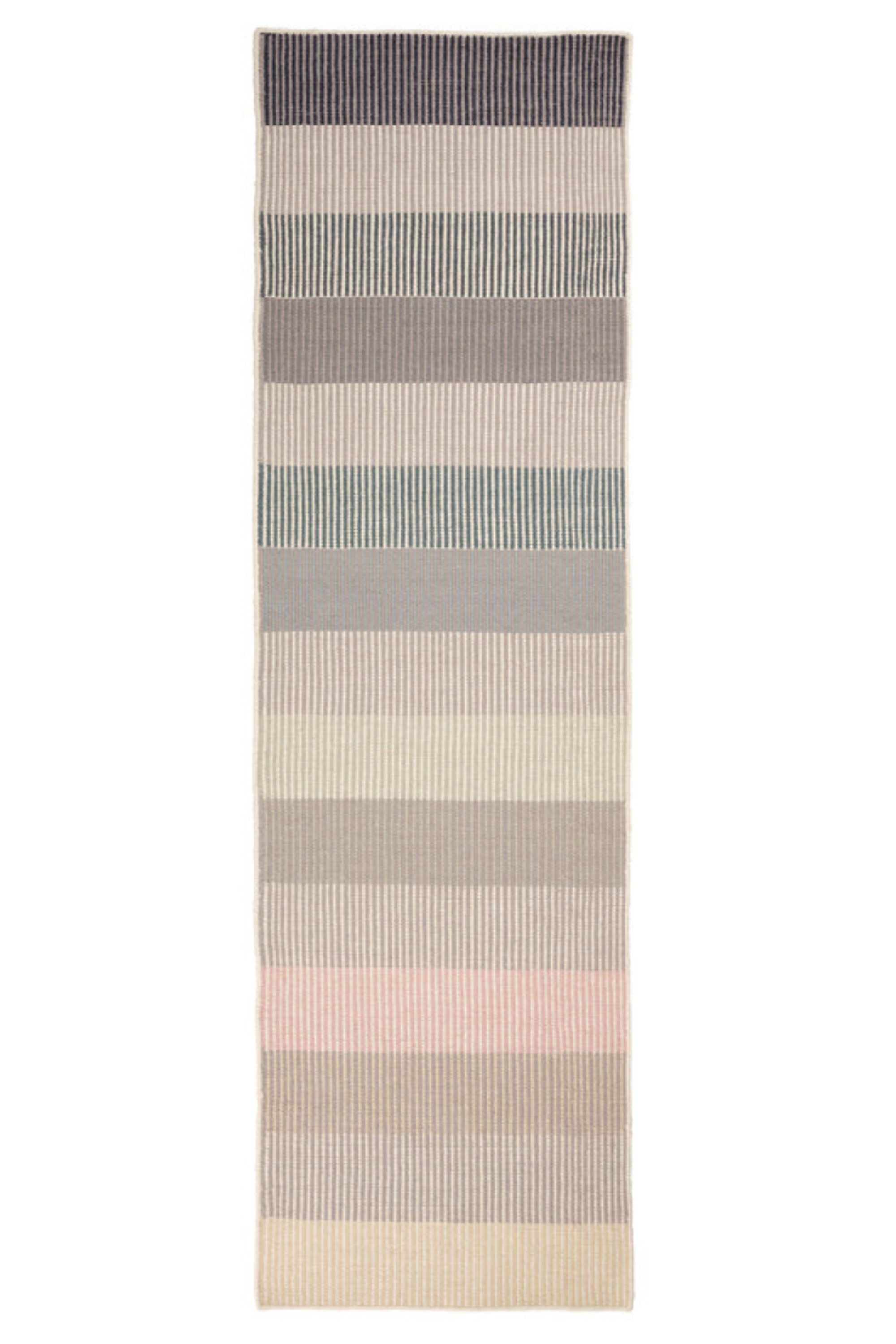 Woven multicolour wool runner