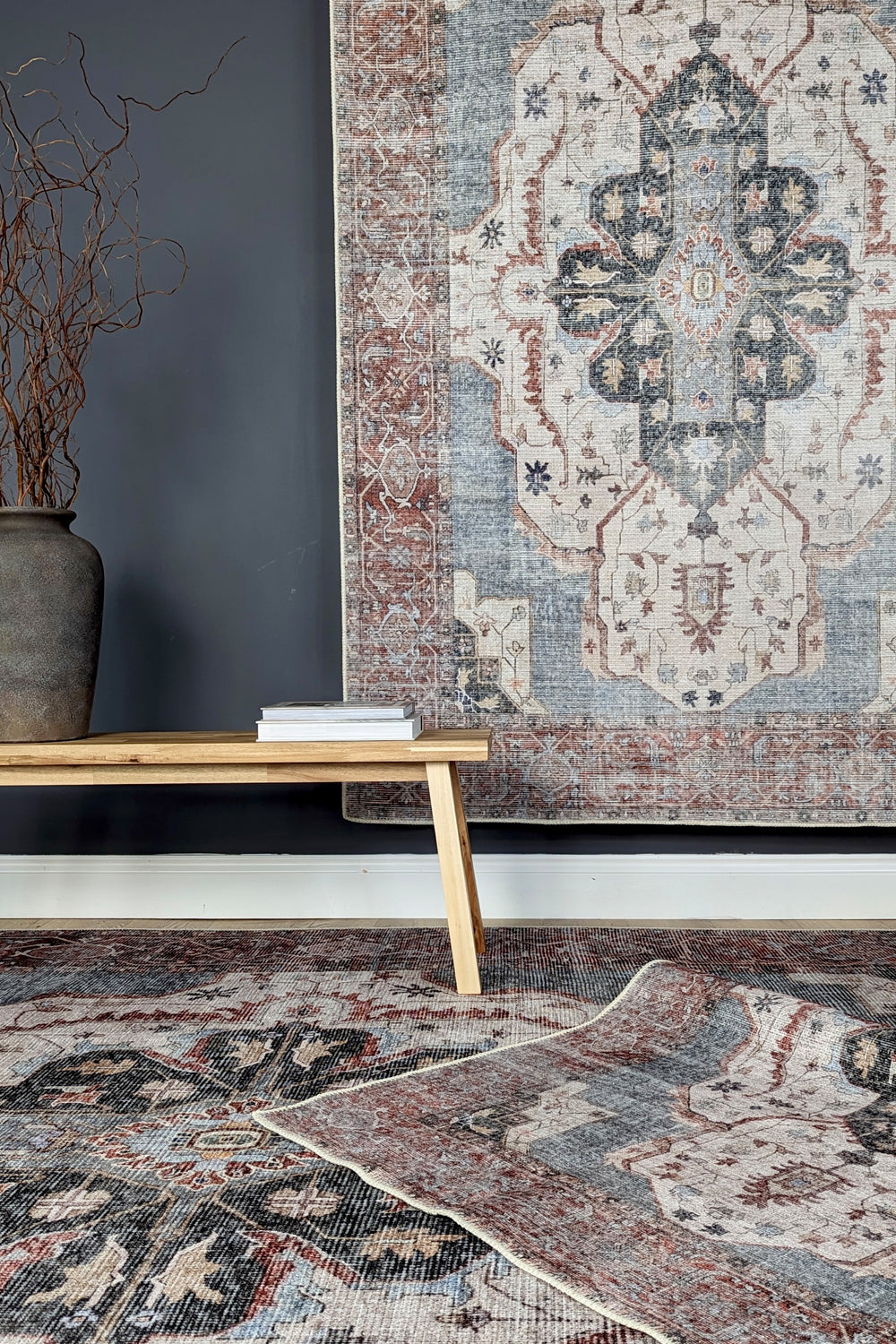 Roya Medallion Rug | Machine Washable | Rugs.ie