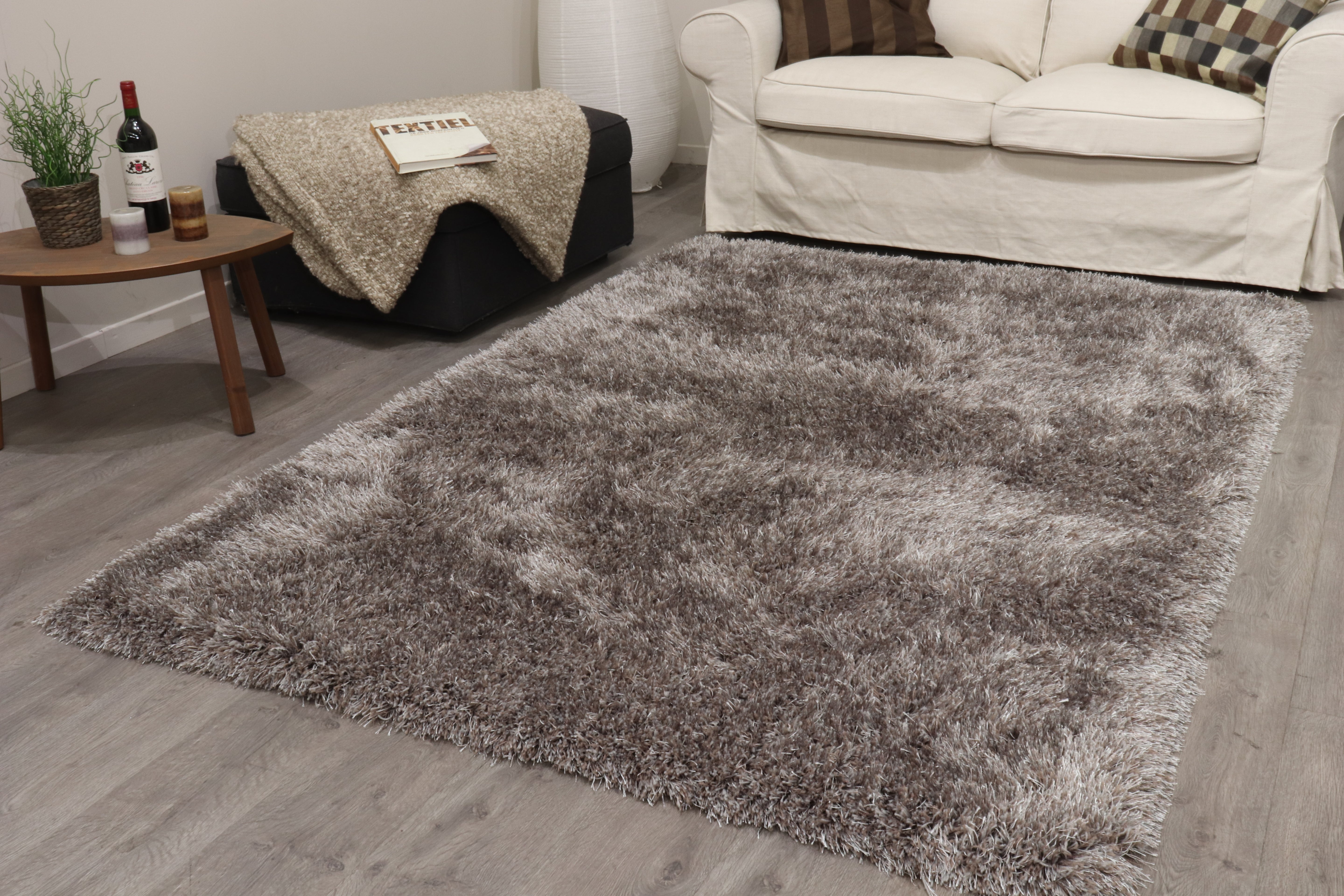 Vercai Rugs Soho Plain-style Ash