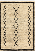 Souk Bleach & Black Rug