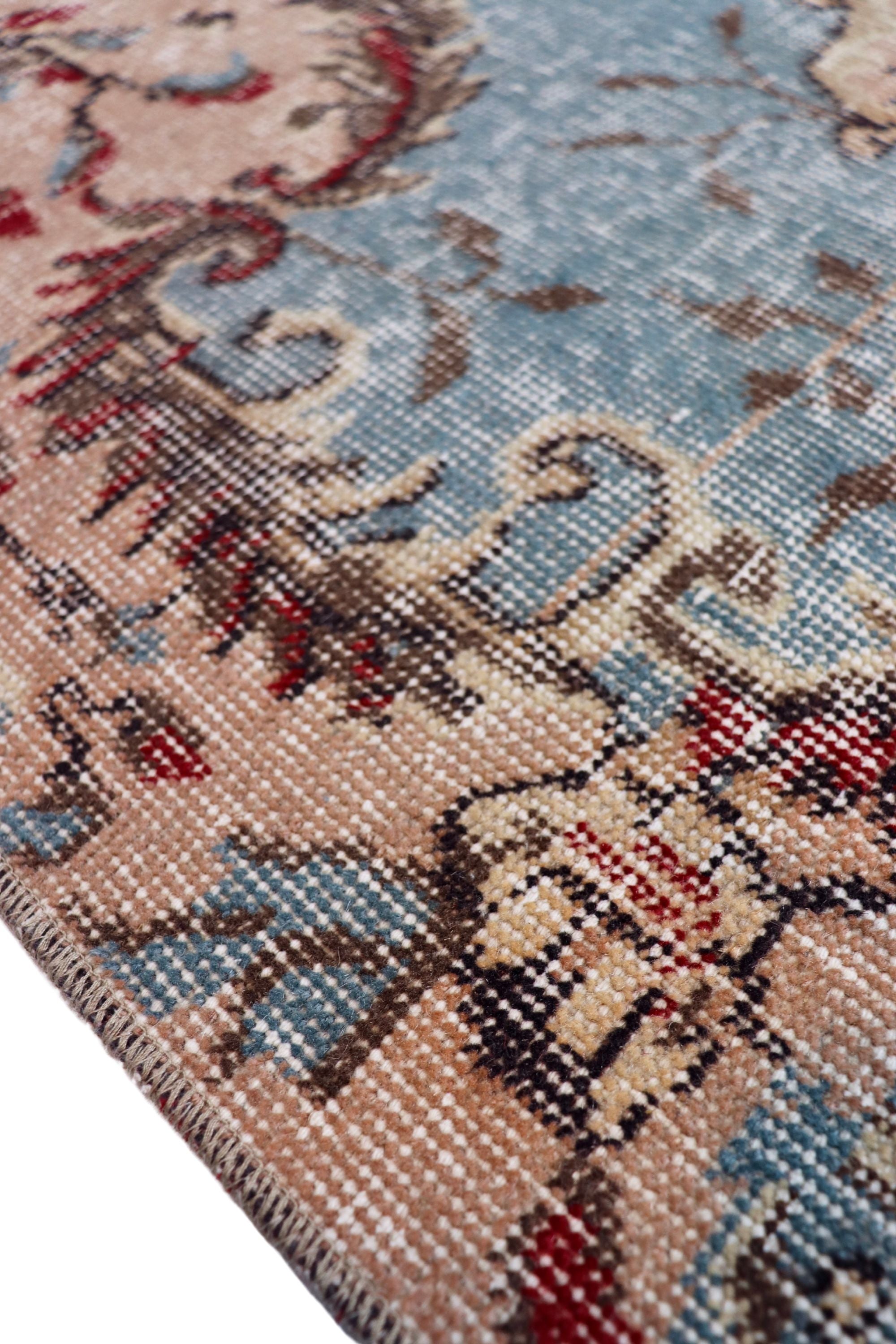 Vintage Blush Oriental Medallion rug