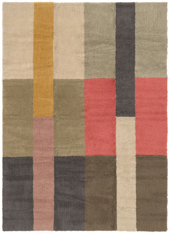 Wool Area Rug Chroma Palette