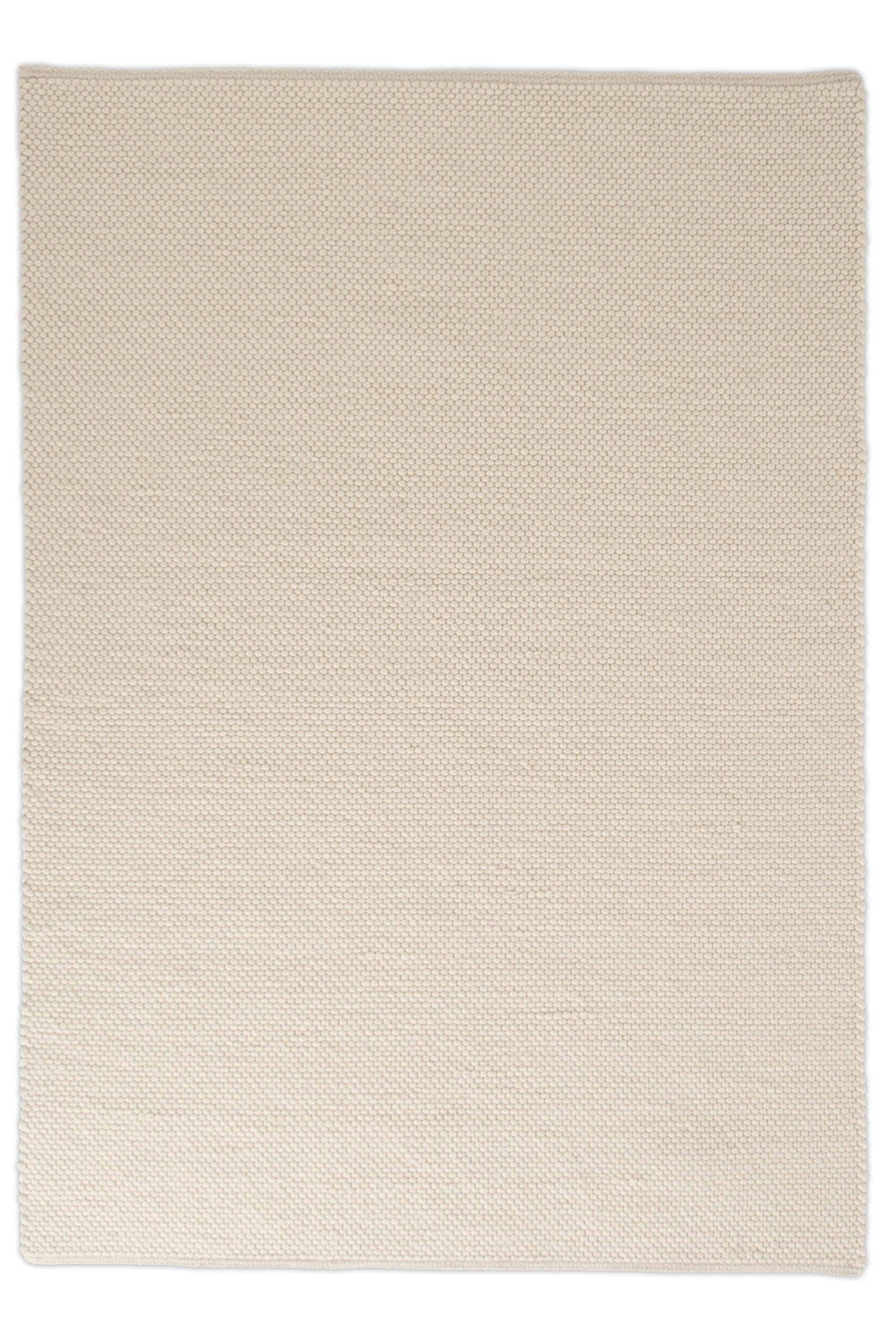 Respect Meadow Wool White Rug
