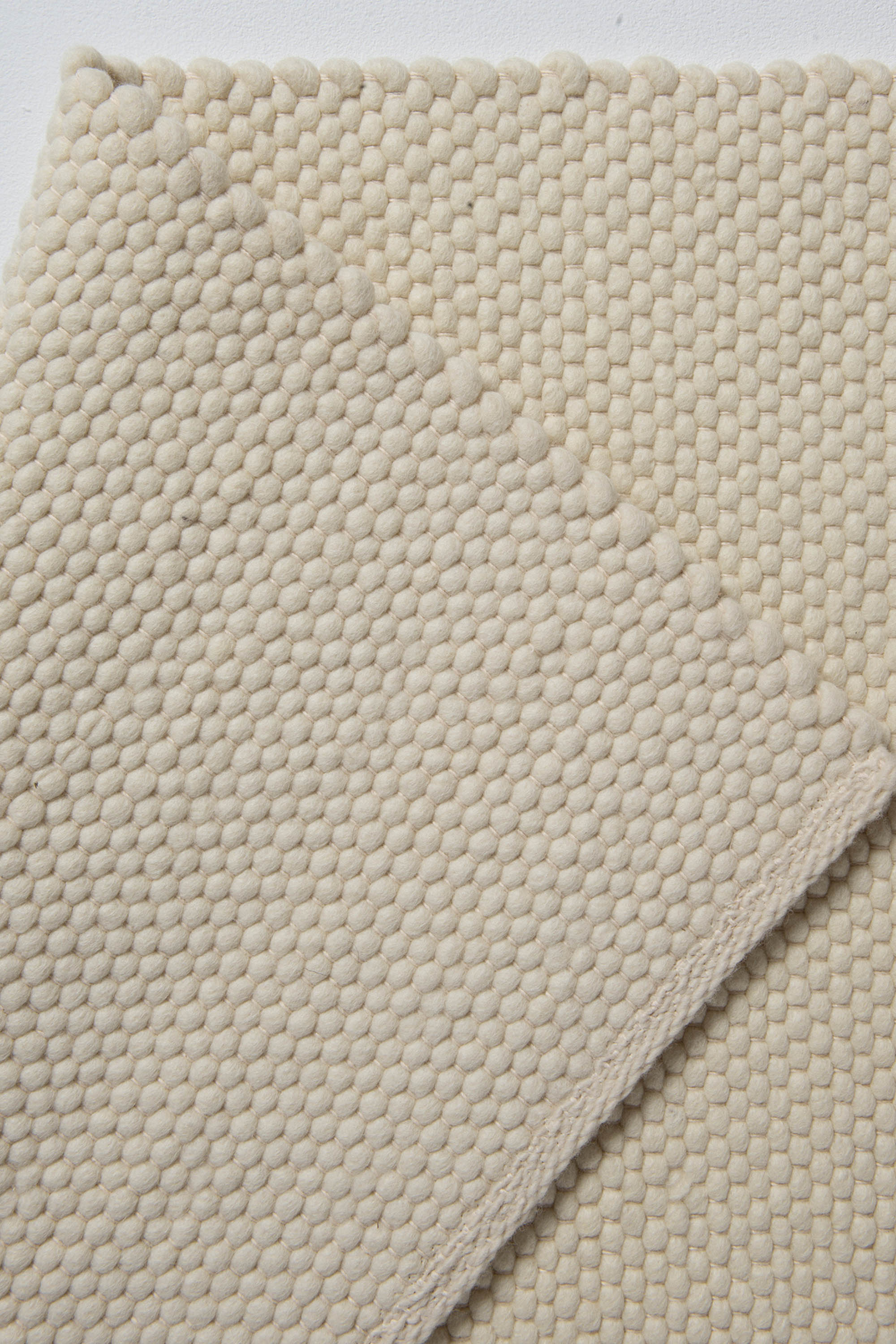 Respect Meadow Wool White Rug