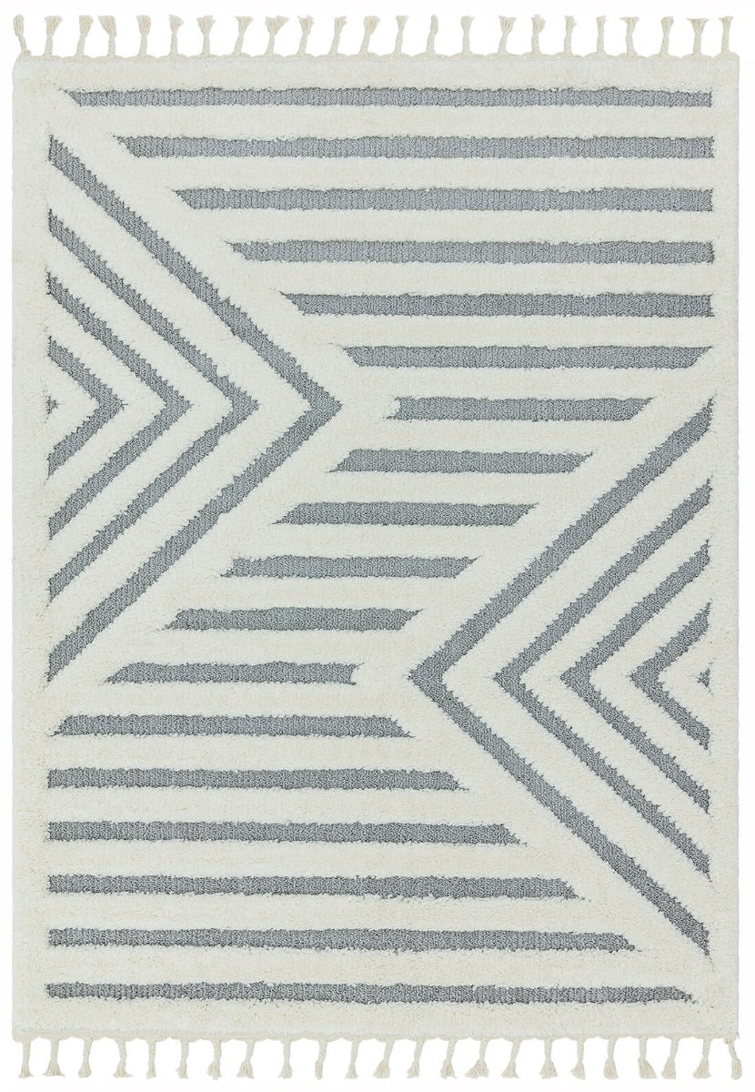 geometric moroccan style rug