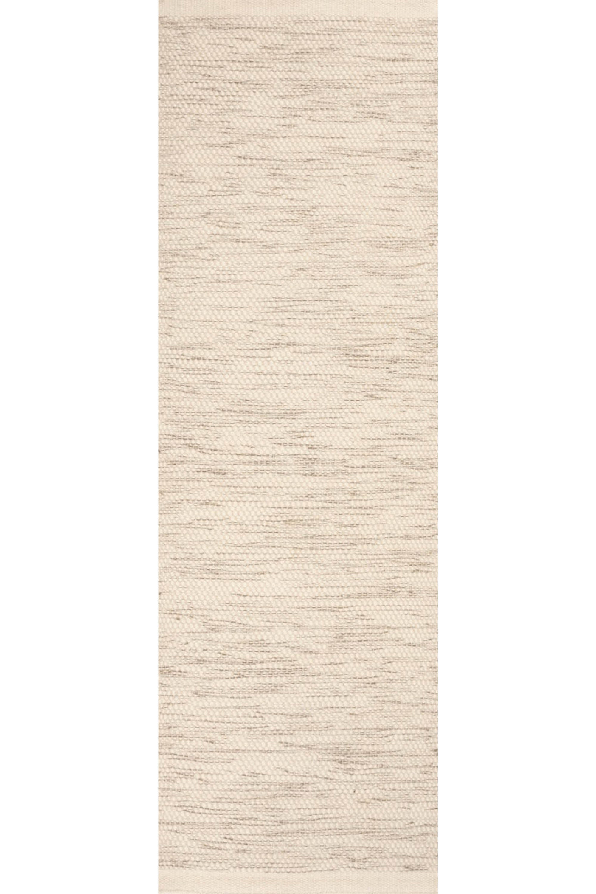 plain white wool runner