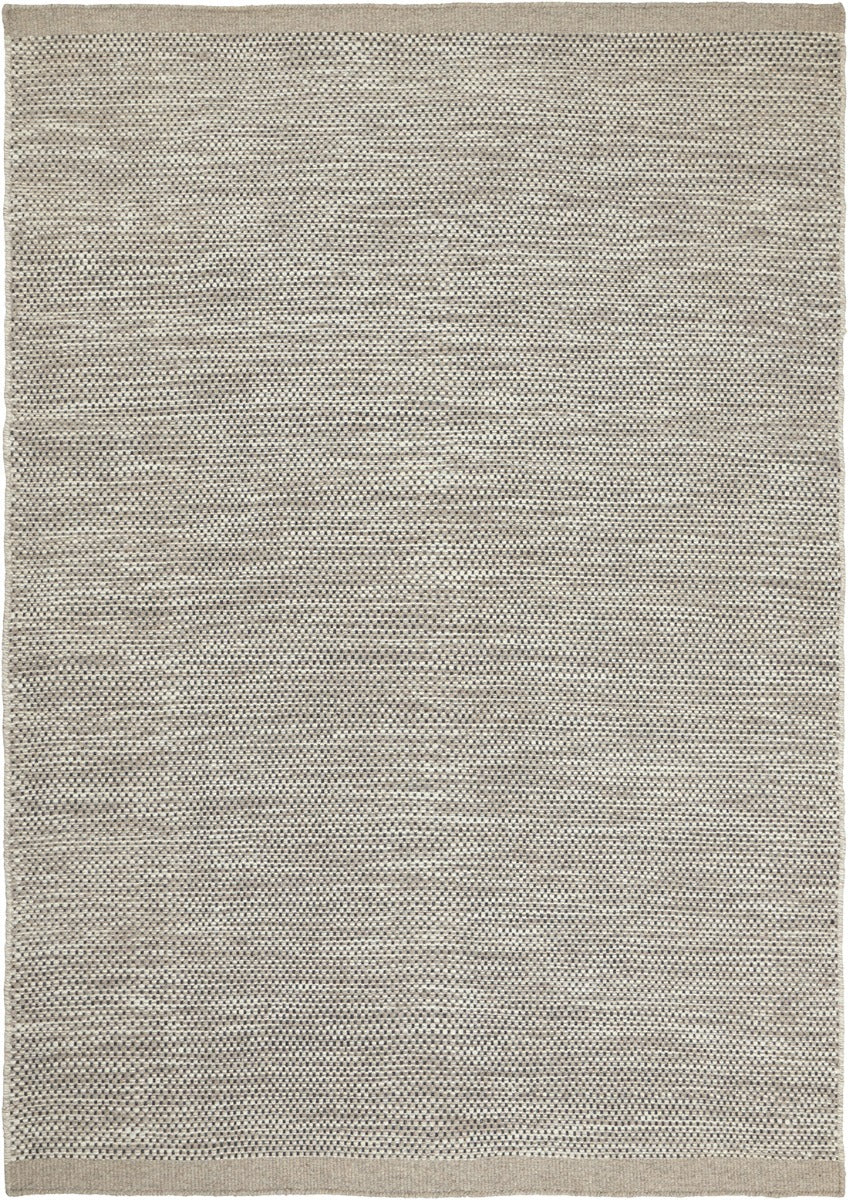 plain brown wool rug 

