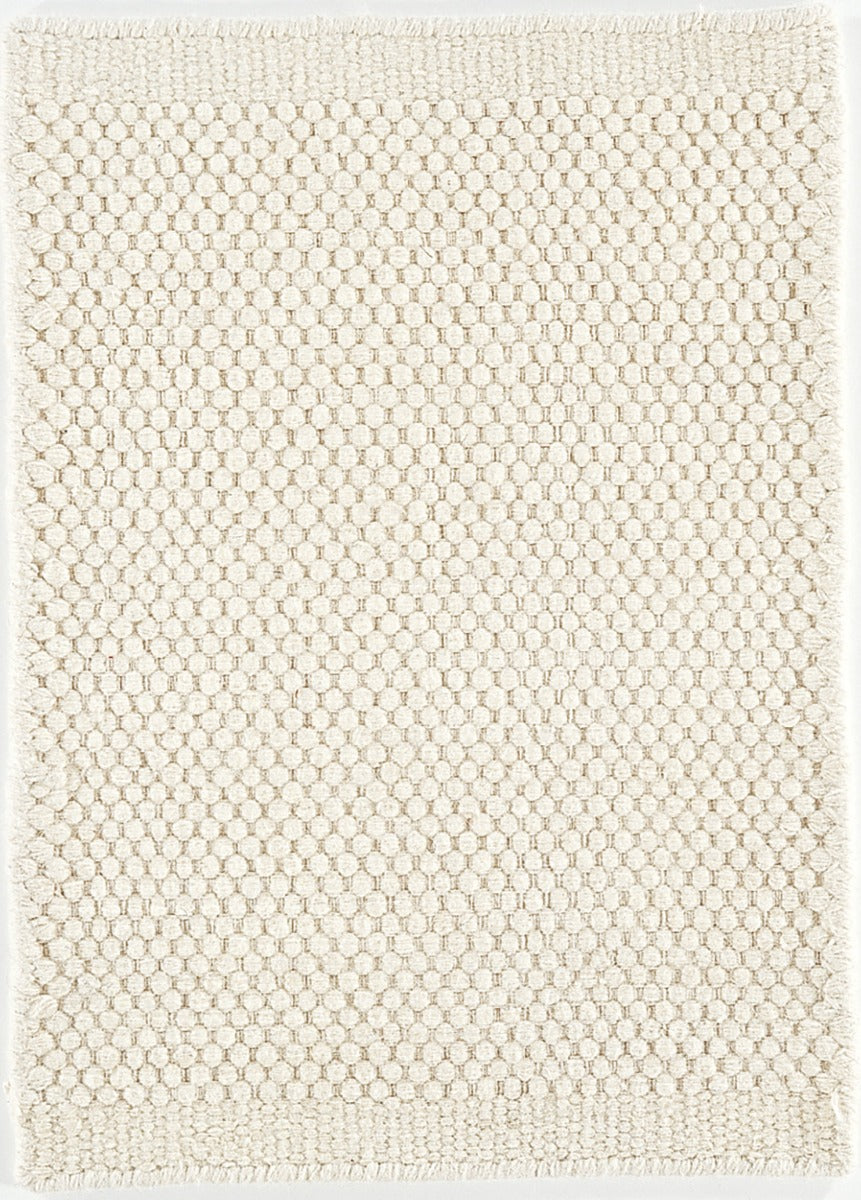 plain white wool rug
