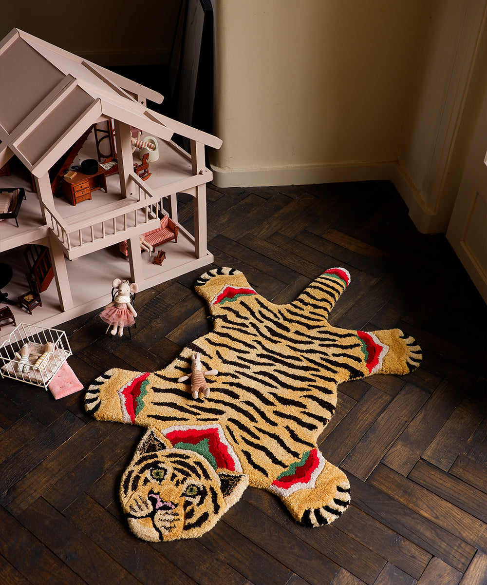 Babul Bombay Tiger Rug Small