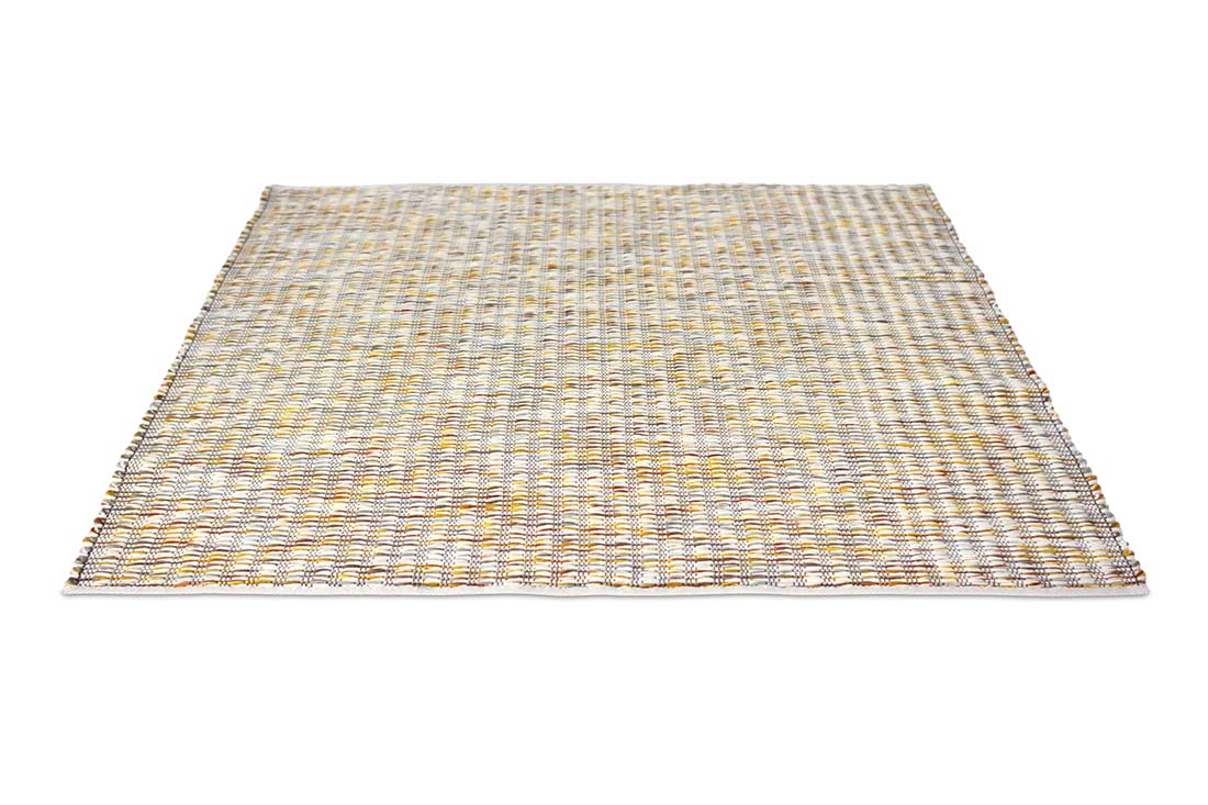  mustard and grey textured area rug 
