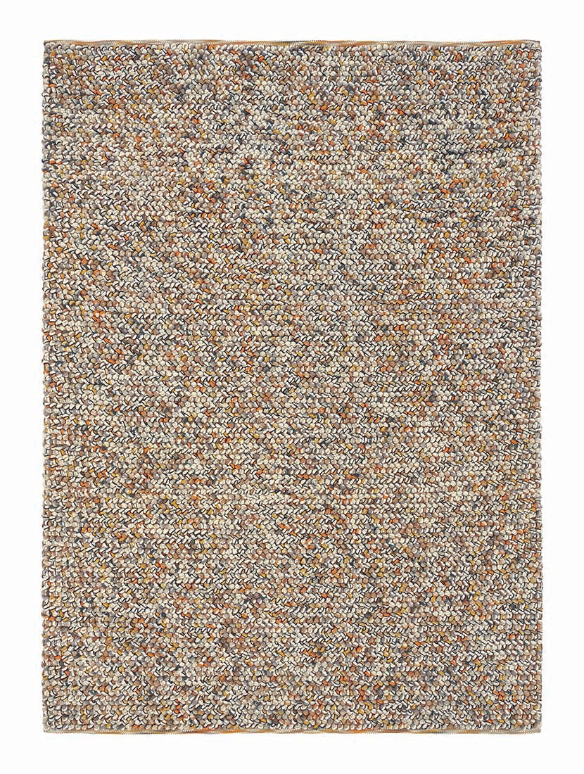 brink and campman cream textured wool and jute rug