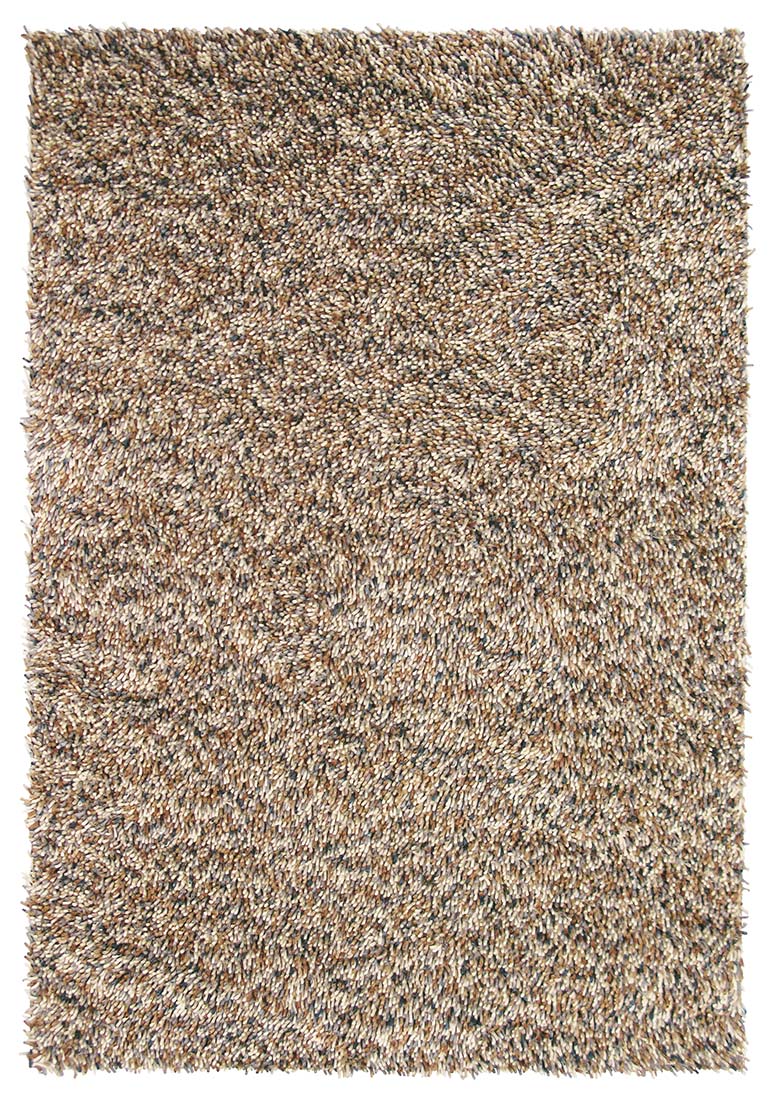 brown brink and campman shagpile wool rug