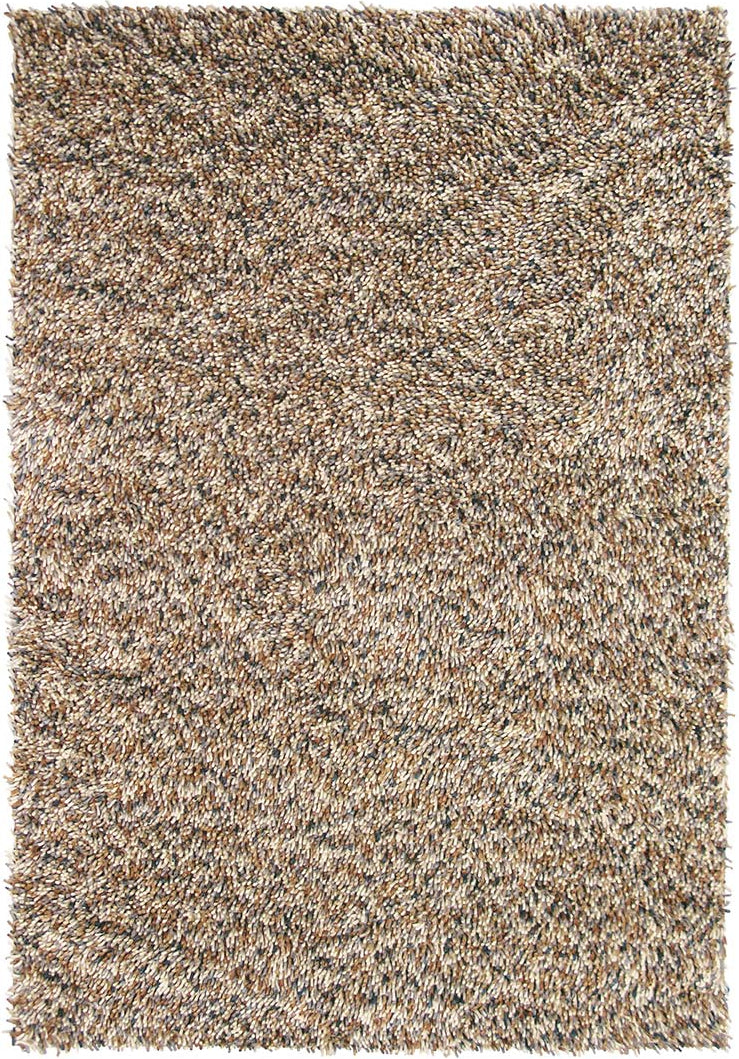 brown brink and campman shagpile wool rug