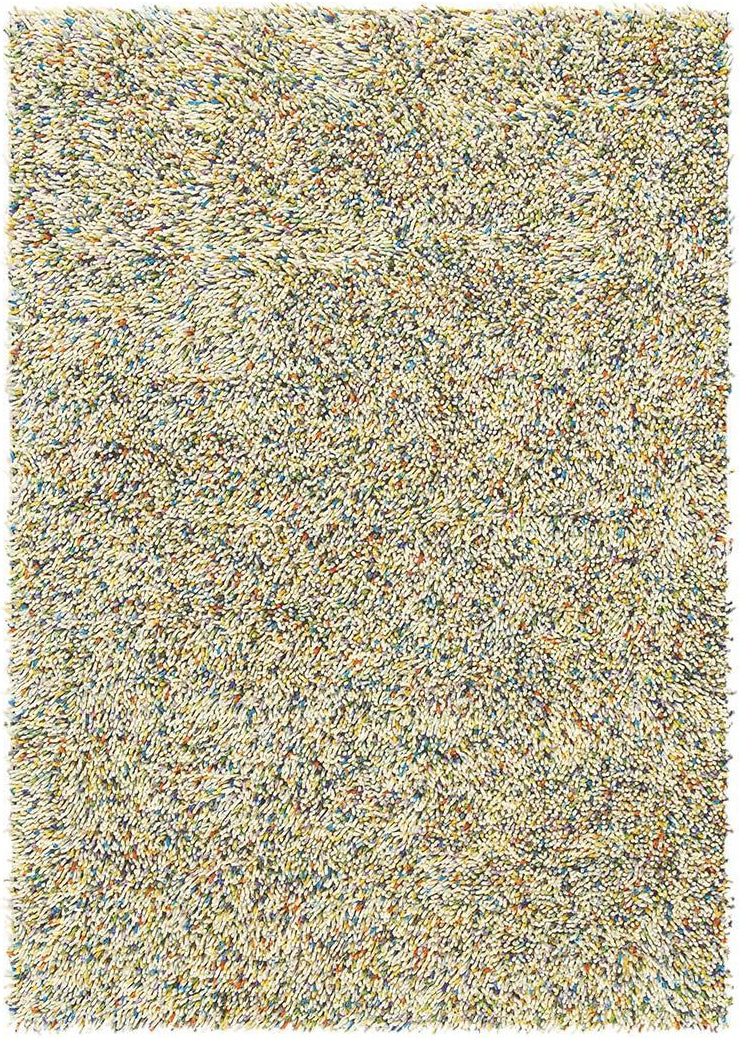multicolour brink and campman shagpile wool rug